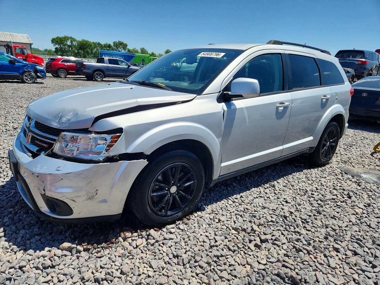 2014 Dodge Journey Sxt Silver vin: 3C4PDDBG0ET206143