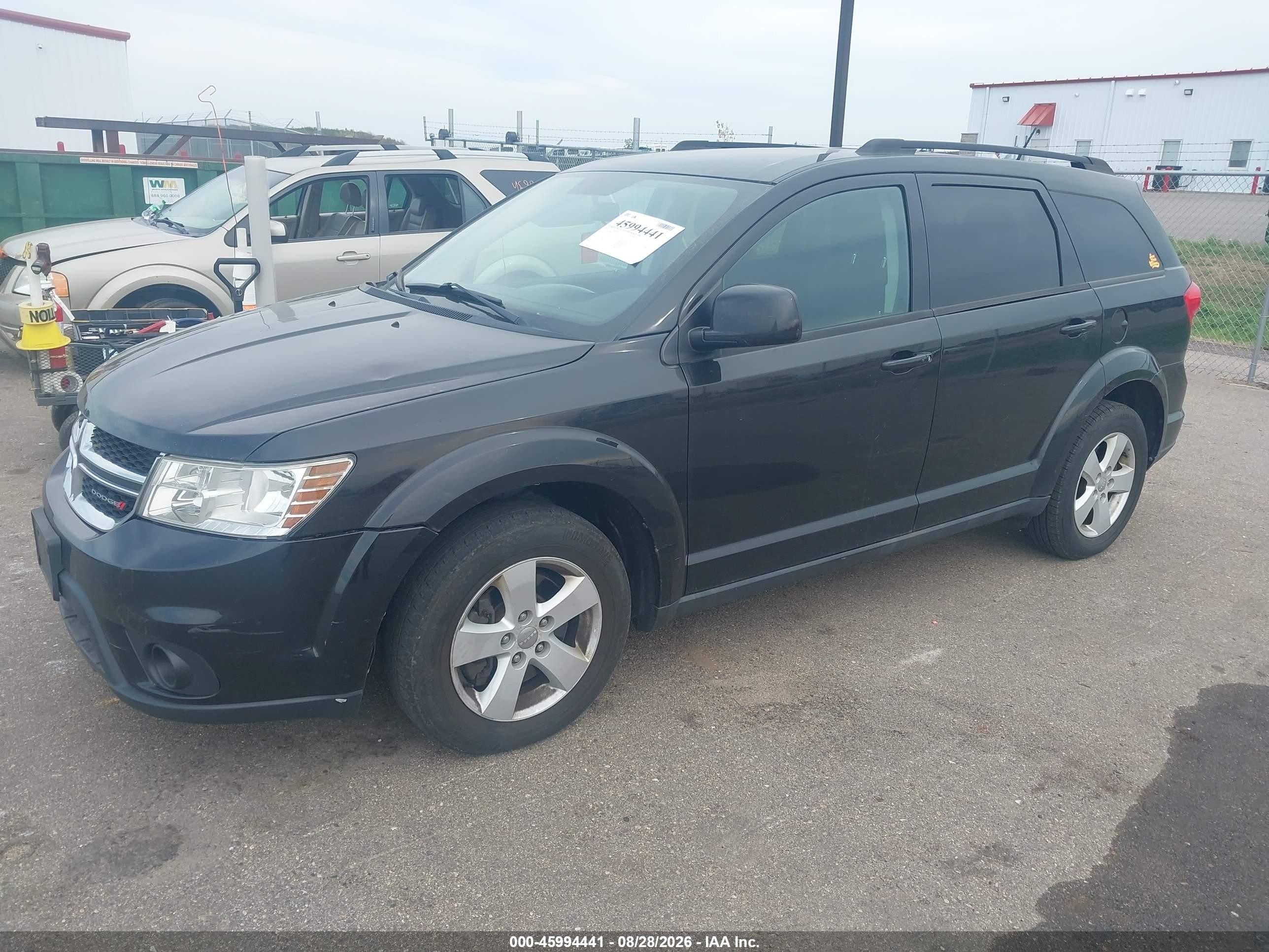 2012 Dodge Journey Sxt Черный vin: 3C4PDDBG1CT374578