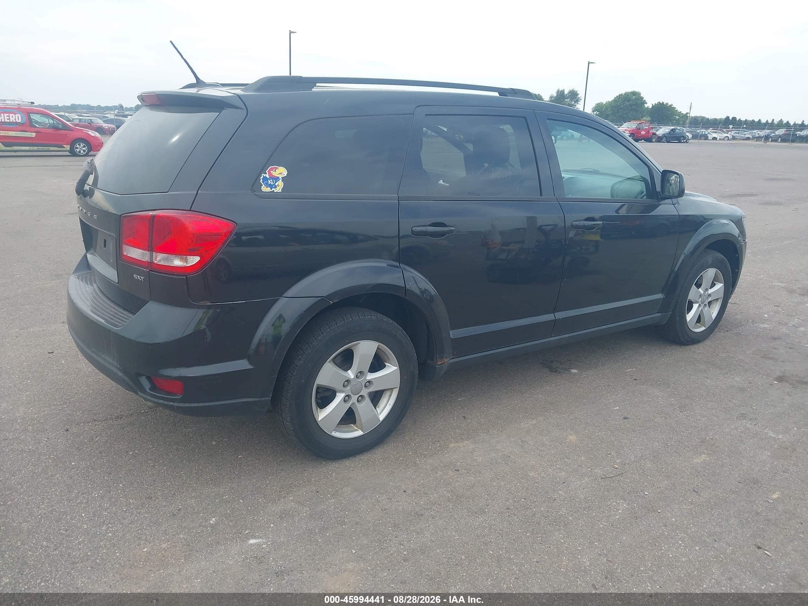 2012 Dodge Journey Sxt Черный vin: 3C4PDDBG1CT374578