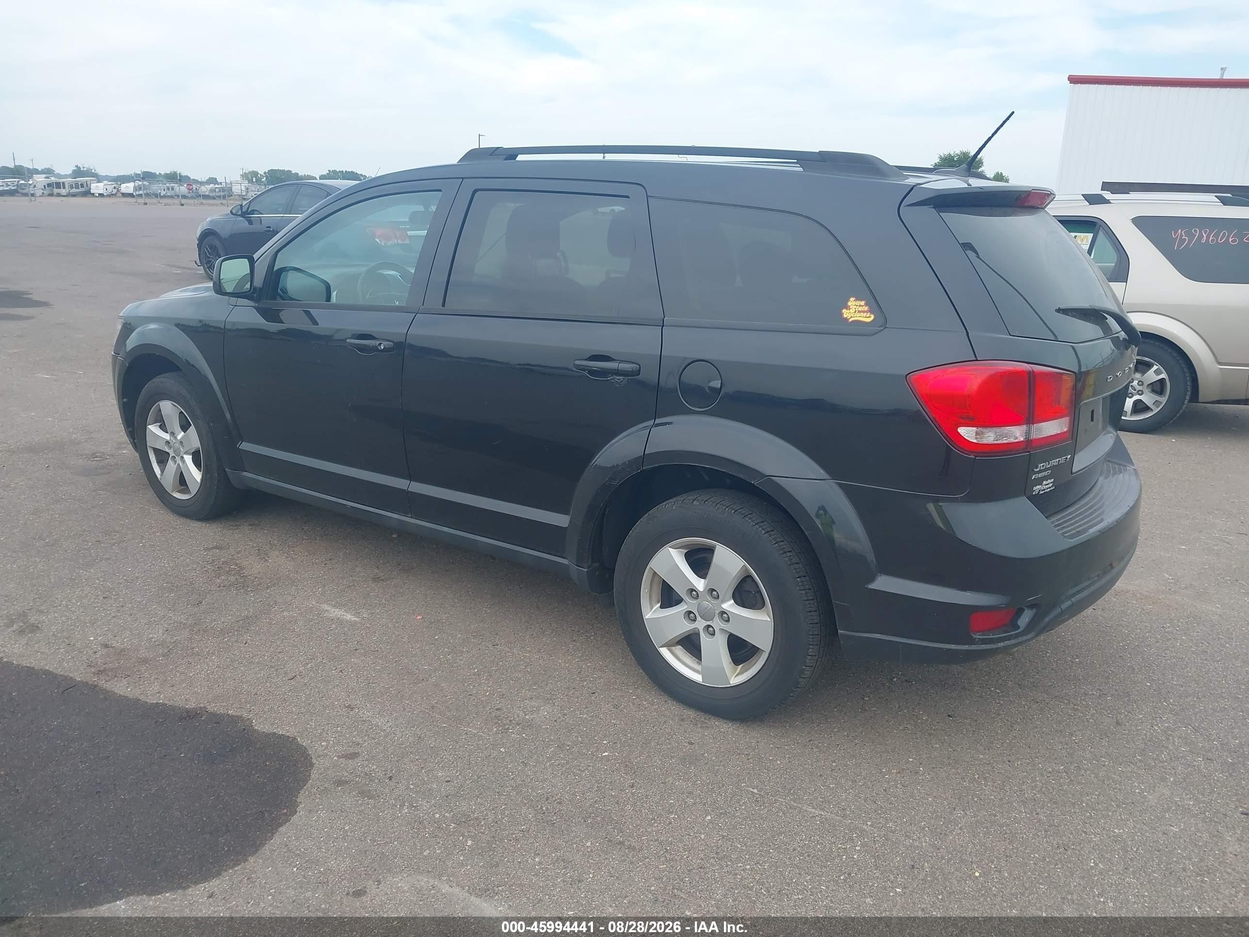 2012 Dodge Journey Sxt Черный vin: 3C4PDDBG1CT374578