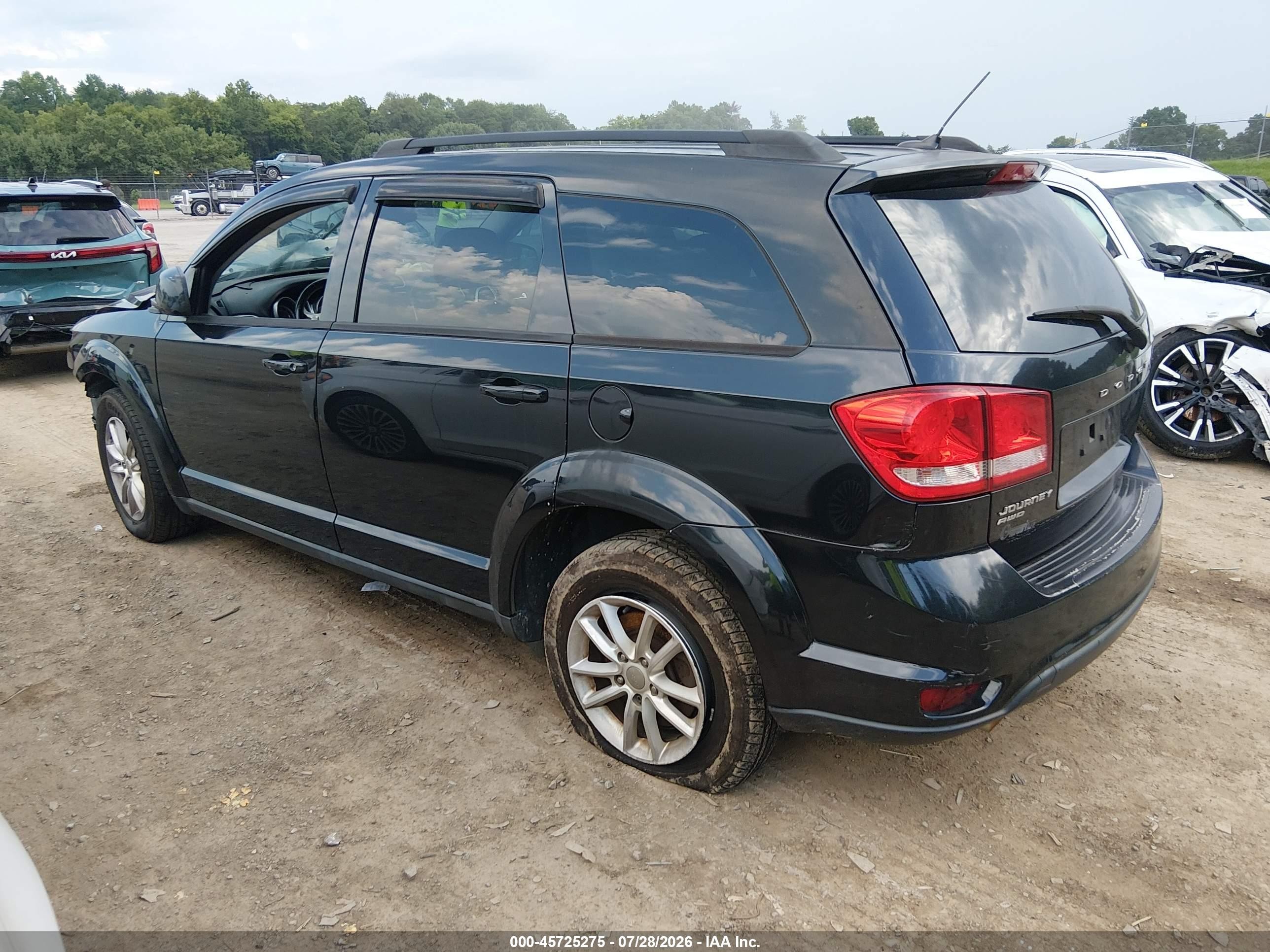 2013 Dodge Journey Sxt Black vin: 3C4PDDBG1DT504618