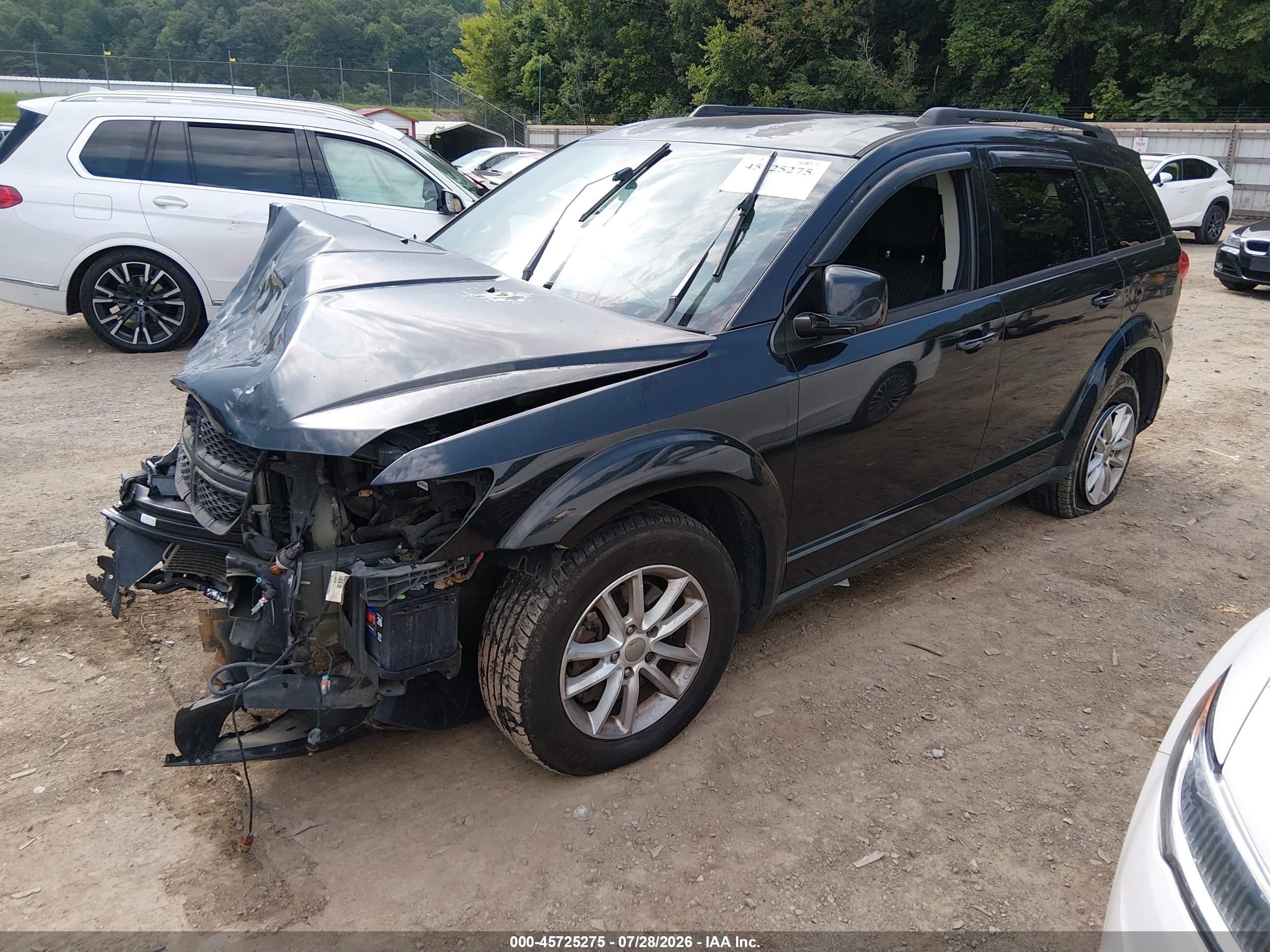 2013 Dodge Journey Sxt Black vin: 3C4PDDBG1DT504618