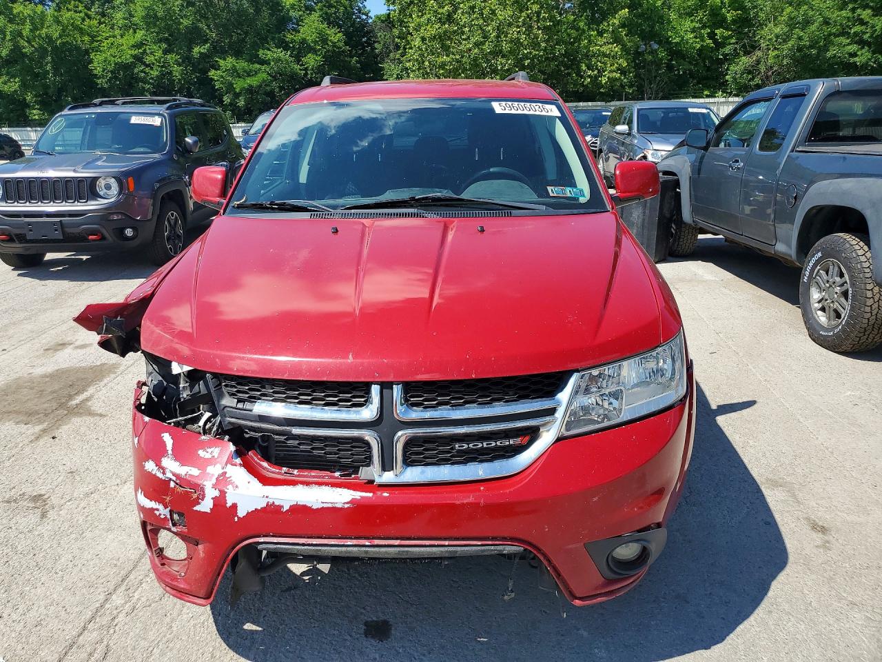 2013 Dodge Journey Sxt Red vin: 3C4PDDBG1DT535898