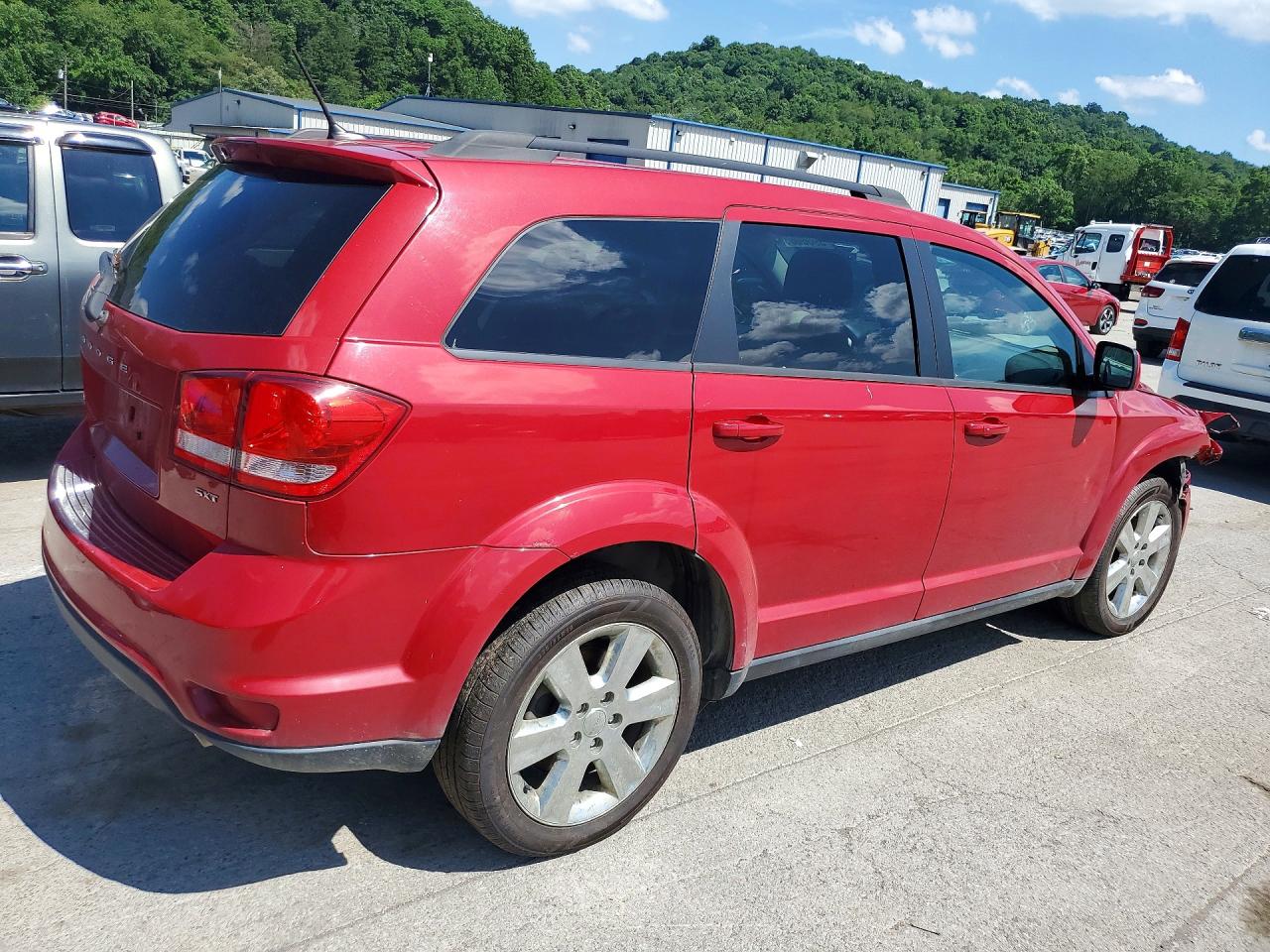 2013 Dodge Journey Sxt Red vin: 3C4PDDBG1DT535898