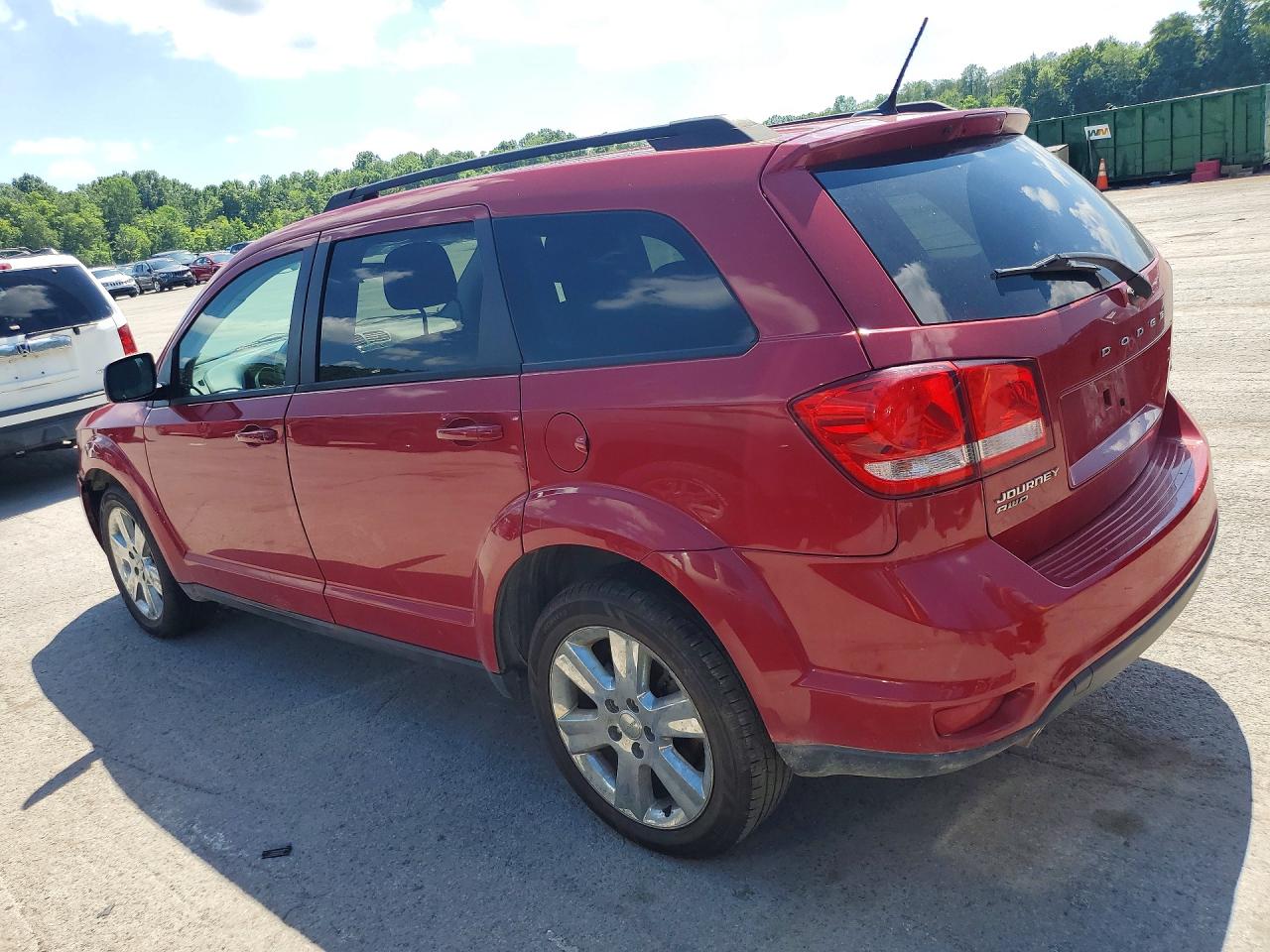 2013 Dodge Journey Sxt Red vin: 3C4PDDBG1DT535898