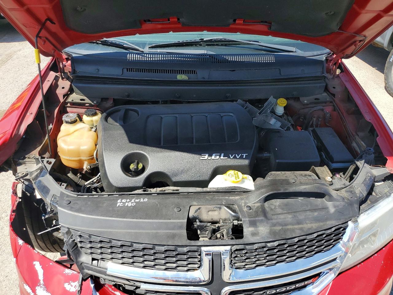 2013 Dodge Journey Sxt Red vin: 3C4PDDBG1DT535898