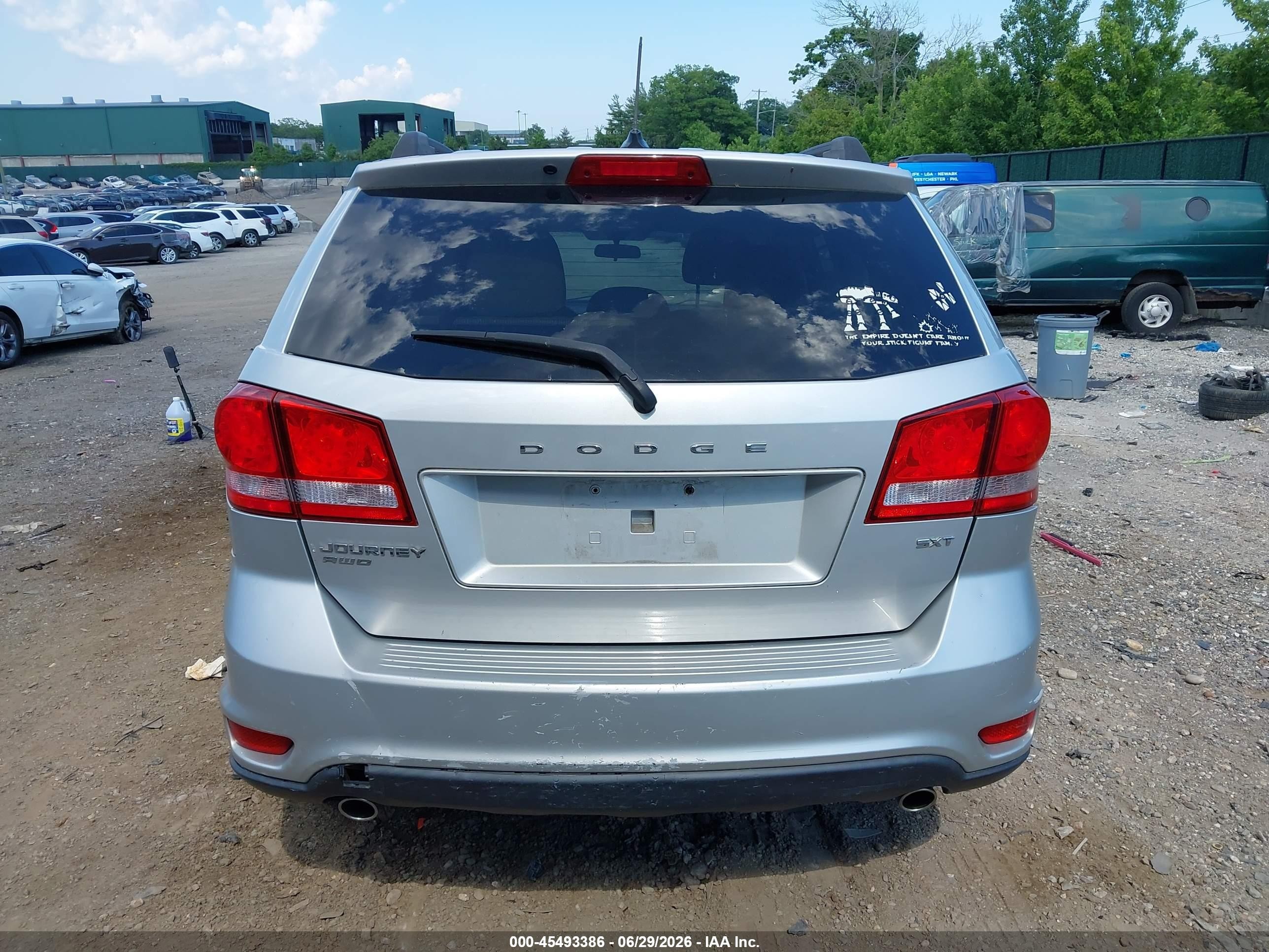 2013 Dodge Journey Sxt Silver vin: 3C4PDDBG1DT559098