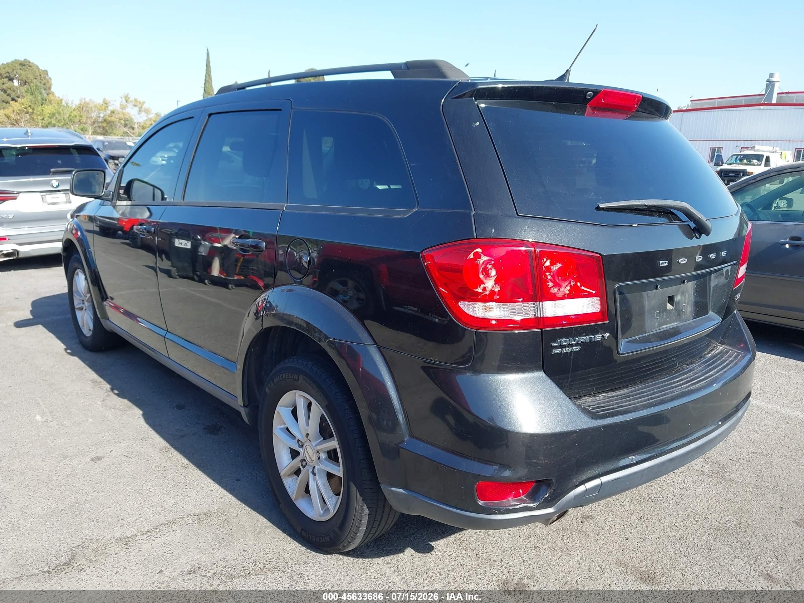 2013 Dodge Journey Sxt Black vin: 3C4PDDBG1DT593283
