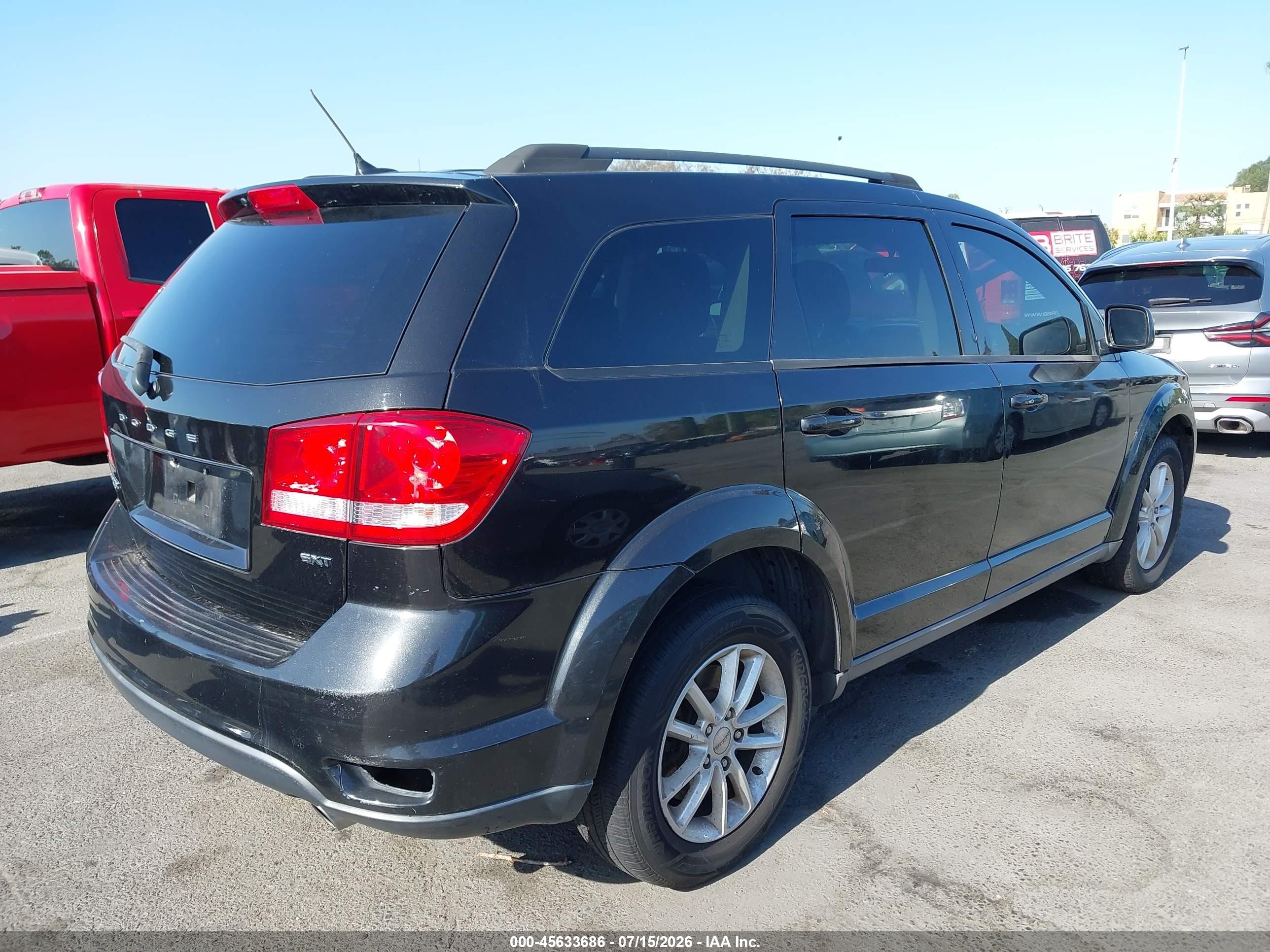2013 Dodge Journey Sxt Black vin: 3C4PDDBG1DT593283