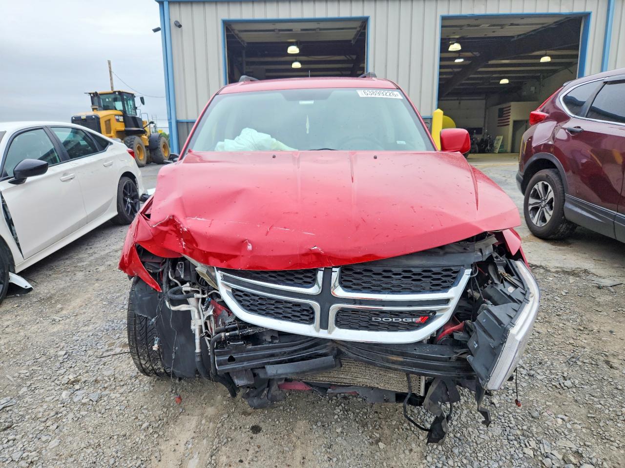 2013 Dodge Journey Sxt Red vin: 3C4PDDBG1DT614875