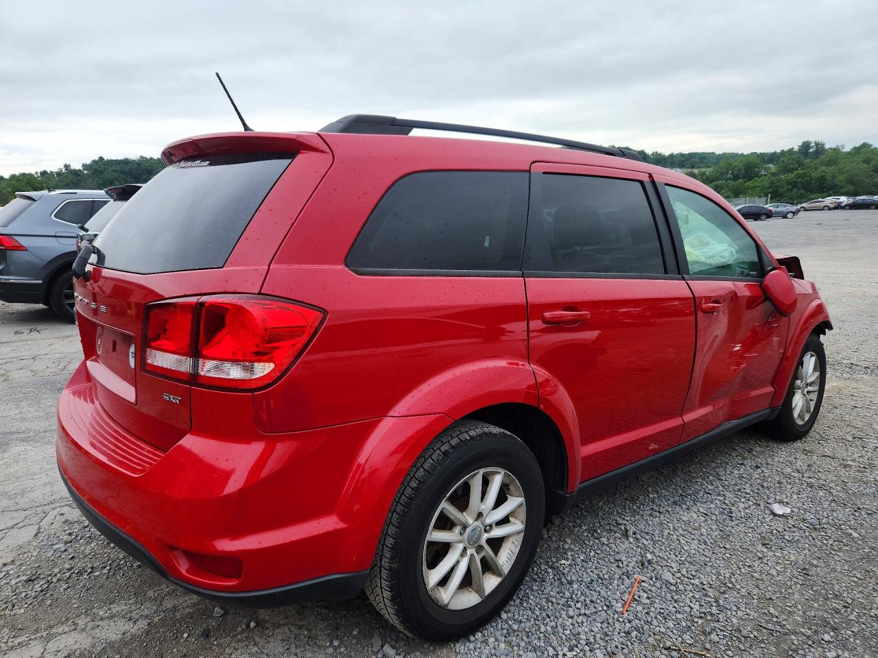 2013 Dodge Journey Sxt Red vin: 3C4PDDBG1DT614875