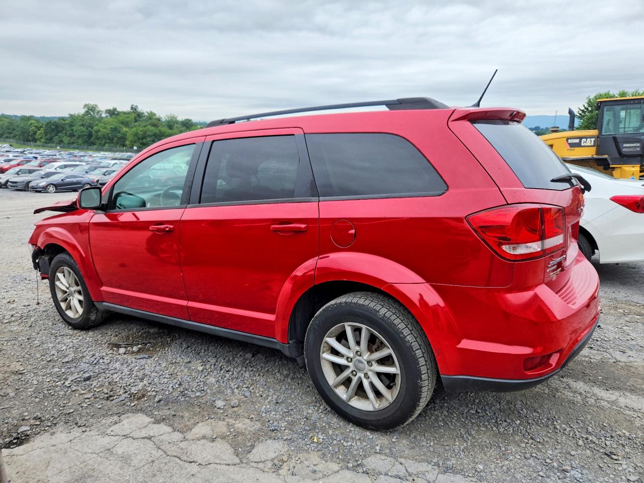 2013 Dodge Journey Sxt Red vin: 3C4PDDBG1DT614875