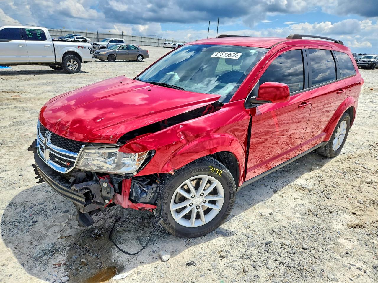 2013 Dodge Journey Sxt Красный vin: 3C4PDDBG1DT619882