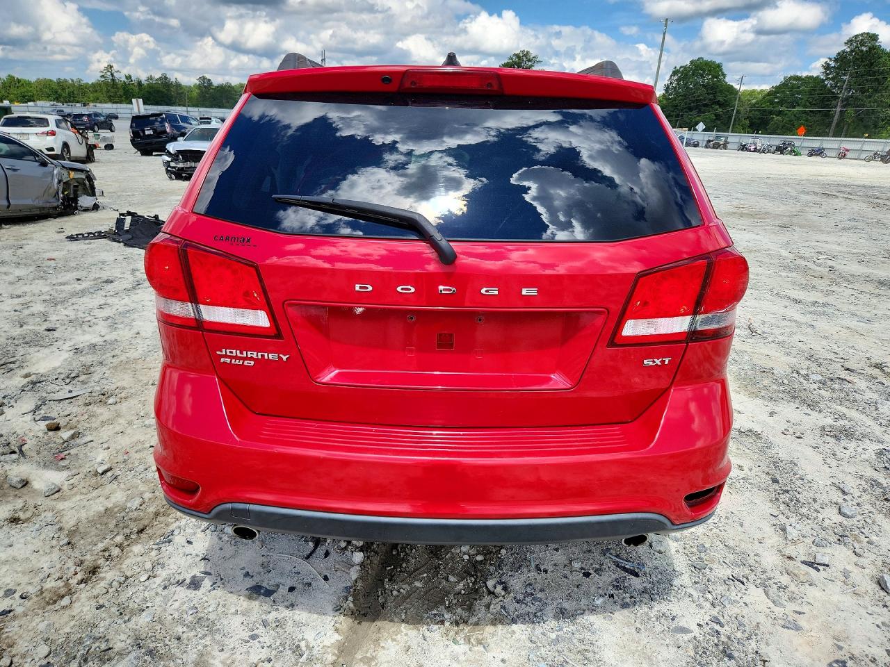 2013 Dodge Journey Sxt Red vin: 3C4PDDBG1DT619882