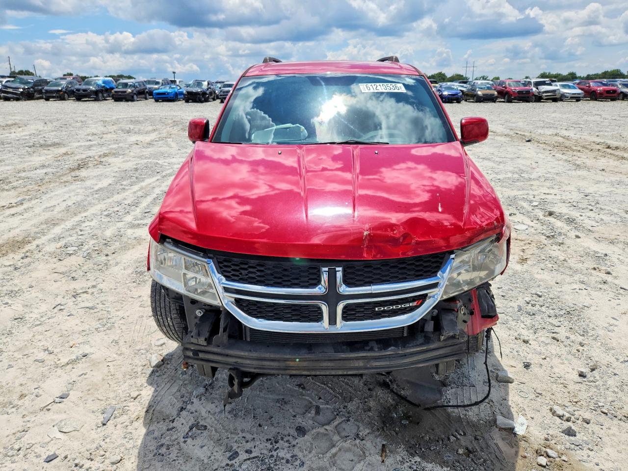 2013 Dodge Journey Sxt Red vin: 3C4PDDBG1DT619882