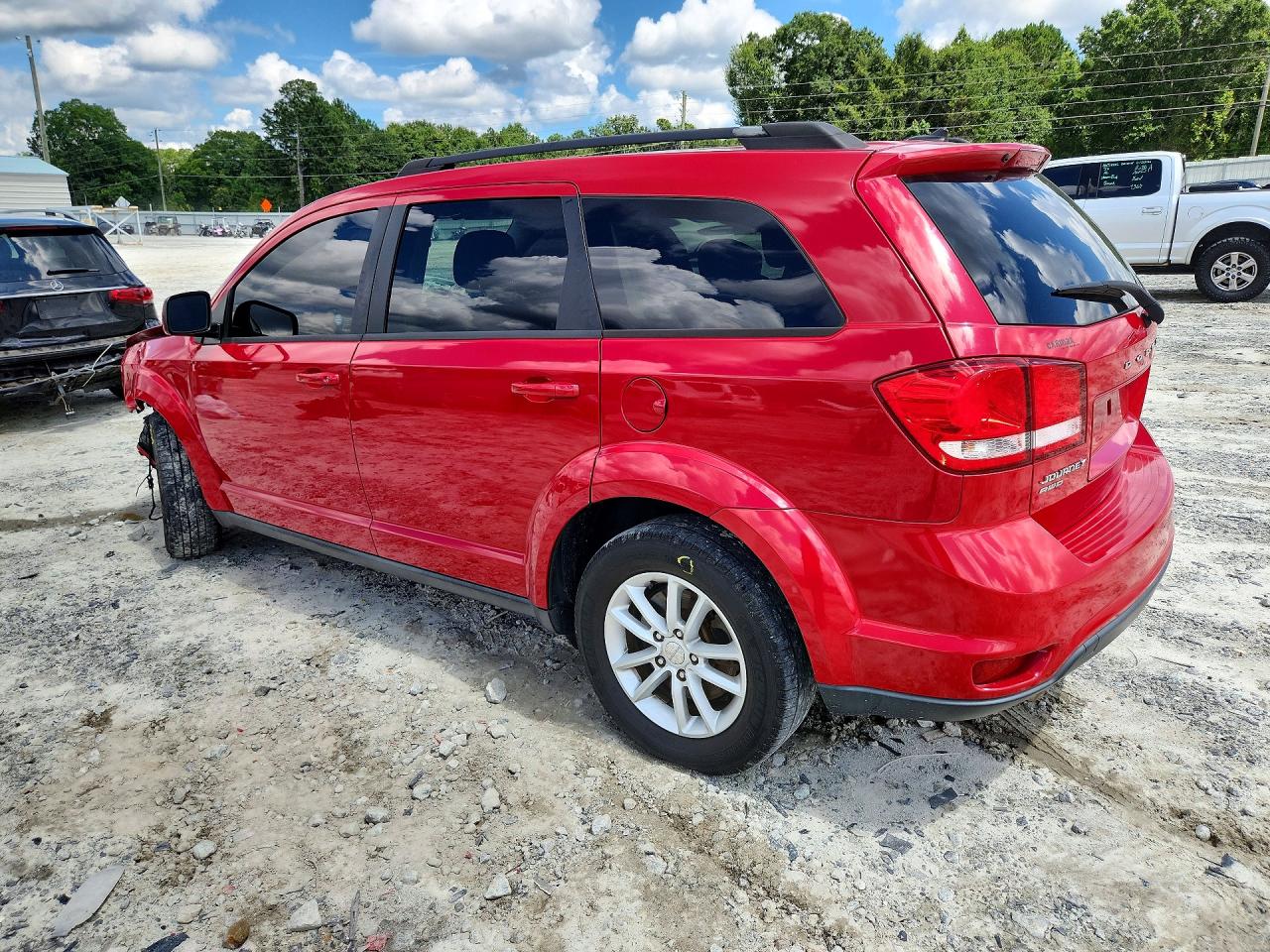 2013 Dodge Journey Sxt Red vin: 3C4PDDBG1DT619882