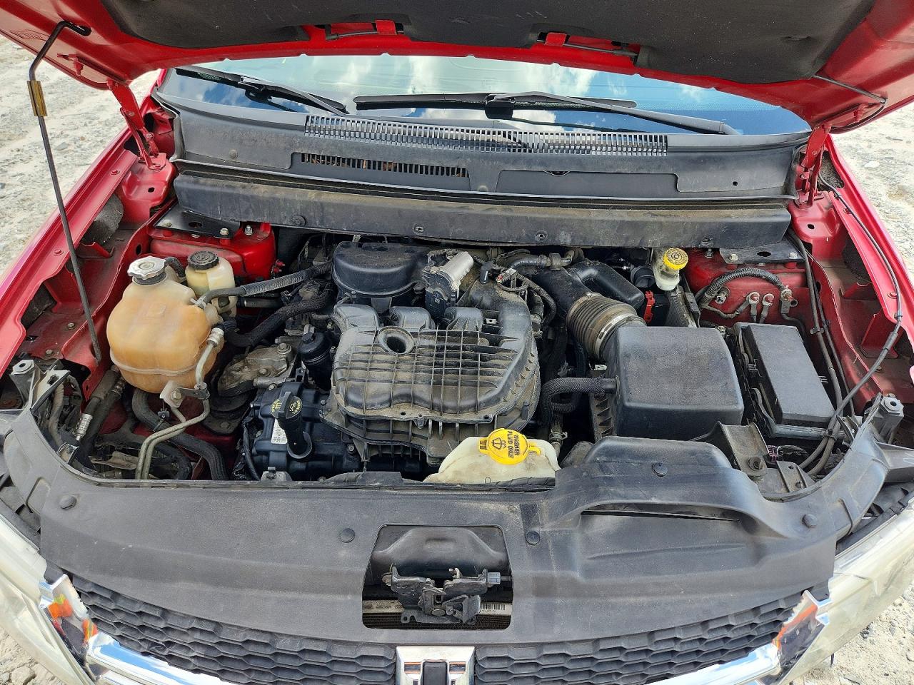 2013 Dodge Journey Sxt Red vin: 3C4PDDBG1DT619882
