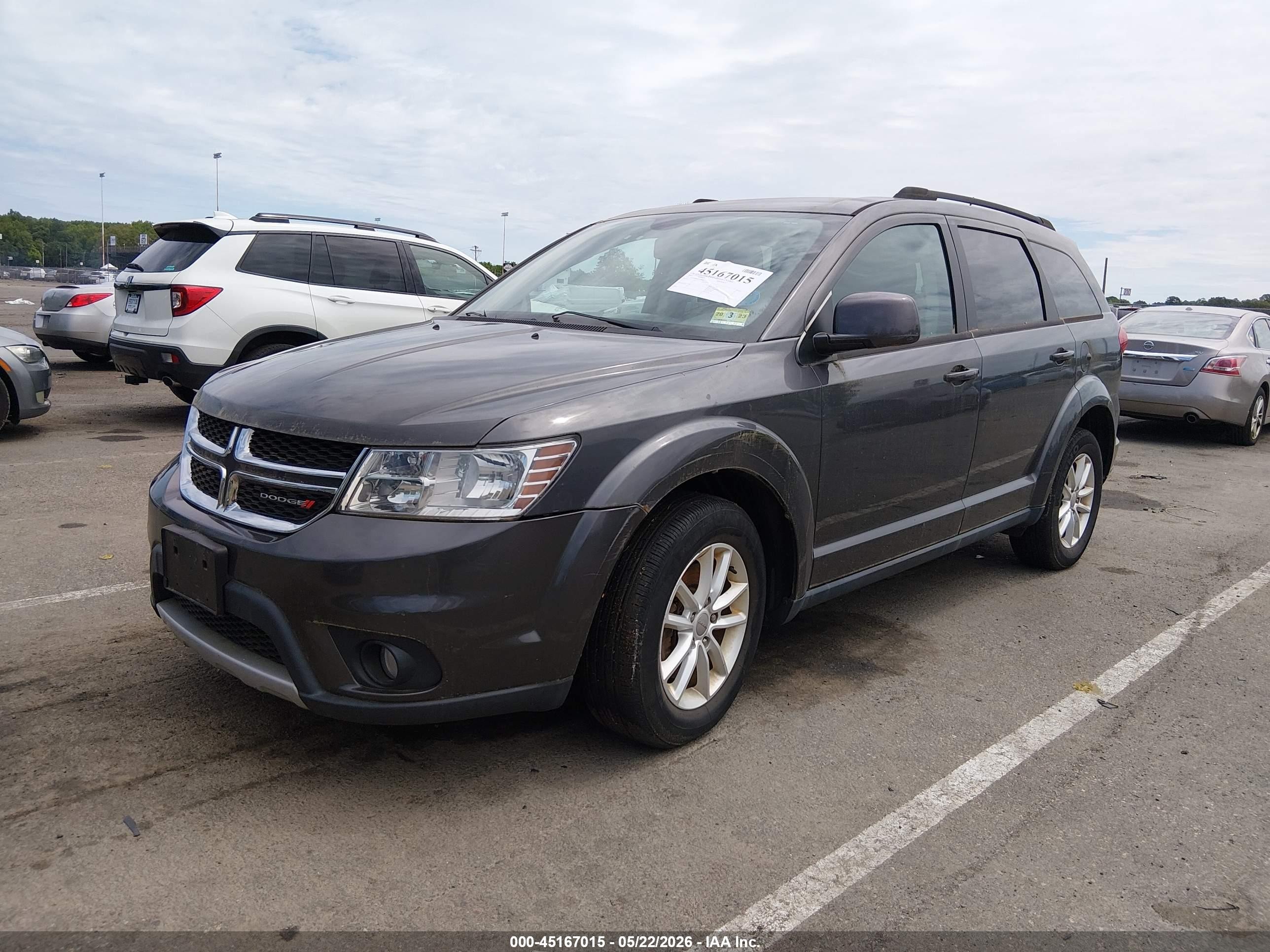 2014 Dodge Journey Sxt Серый vin: 3C4PDDBG1ET168602