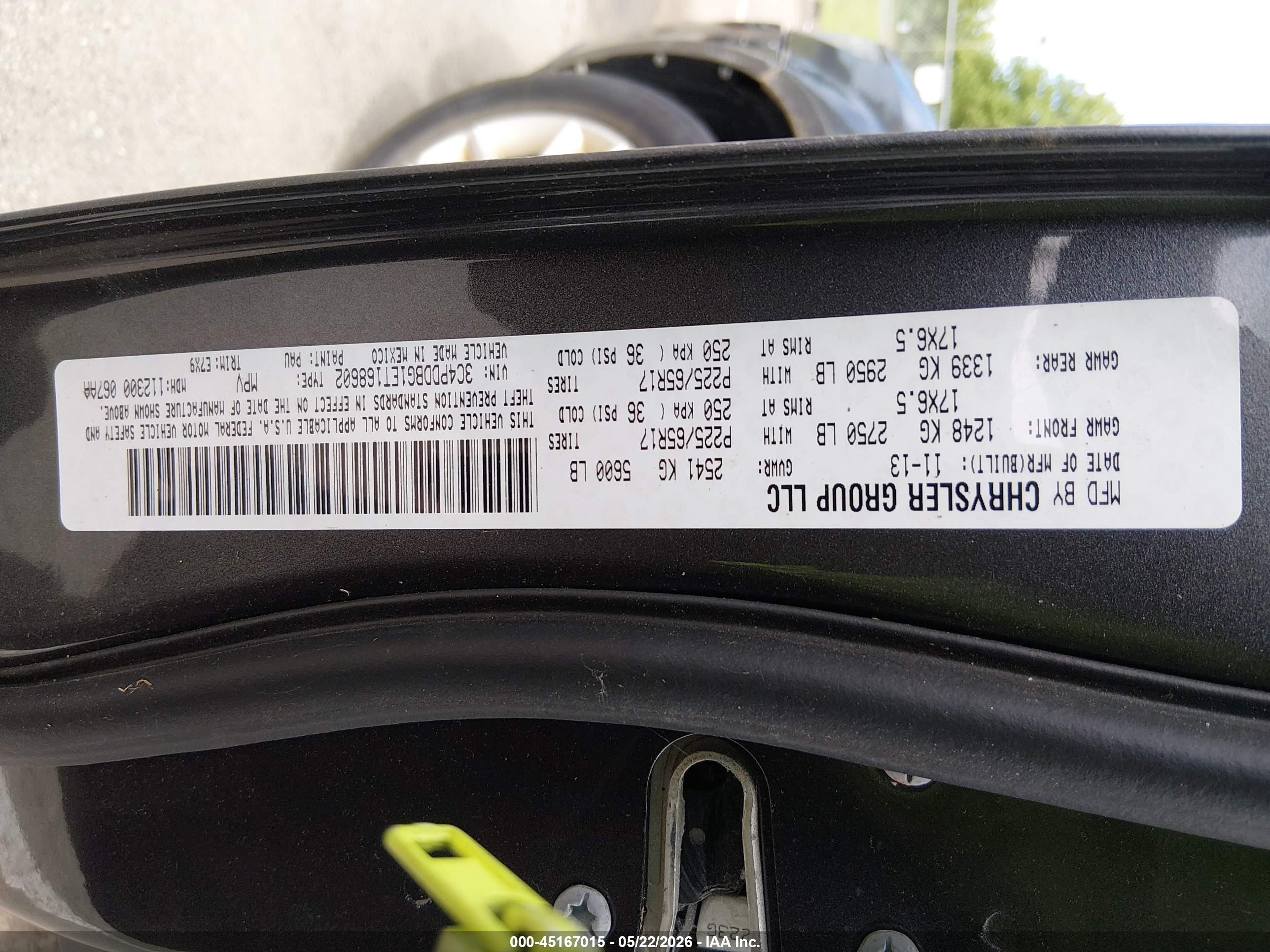 2014 Dodge Journey Sxt Серый vin: 3C4PDDBG1ET168602