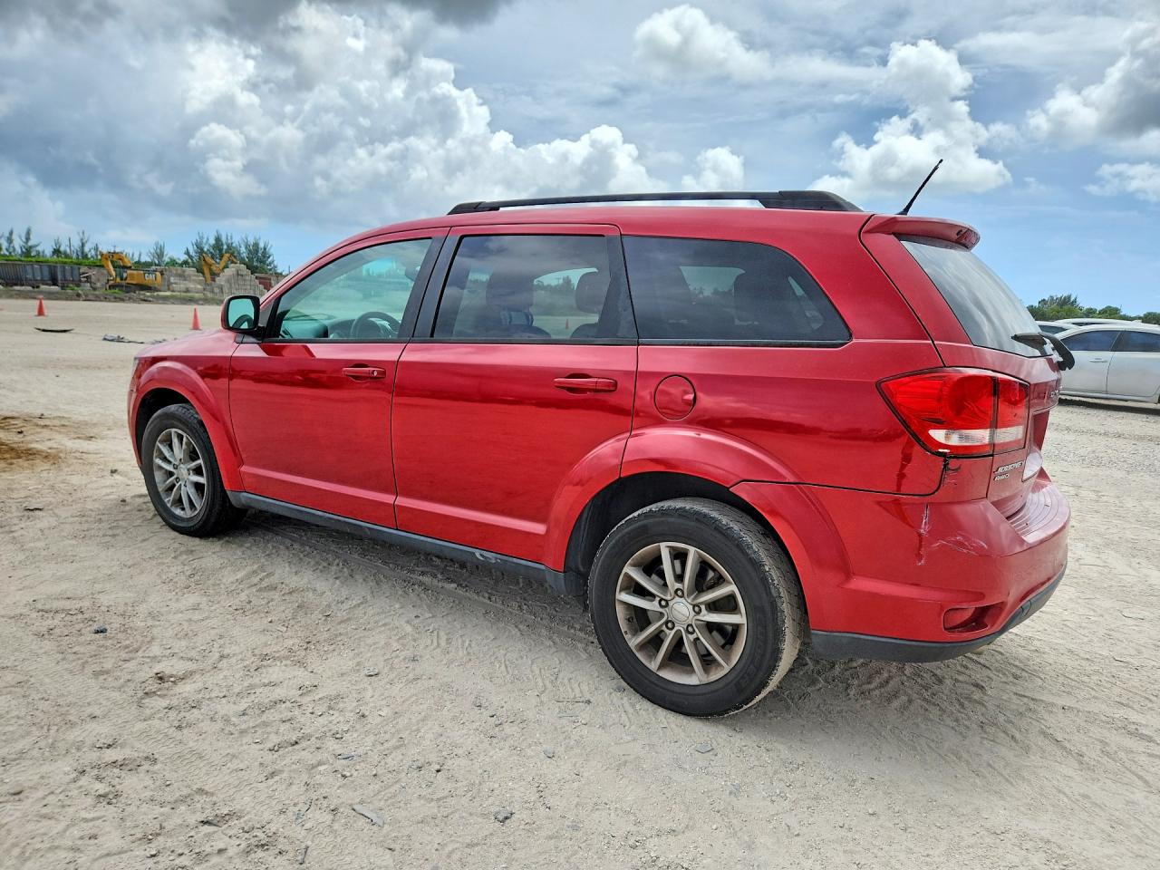 2014 Dodge Journey Sxt Red vin: 3C4PDDBG1ET271583