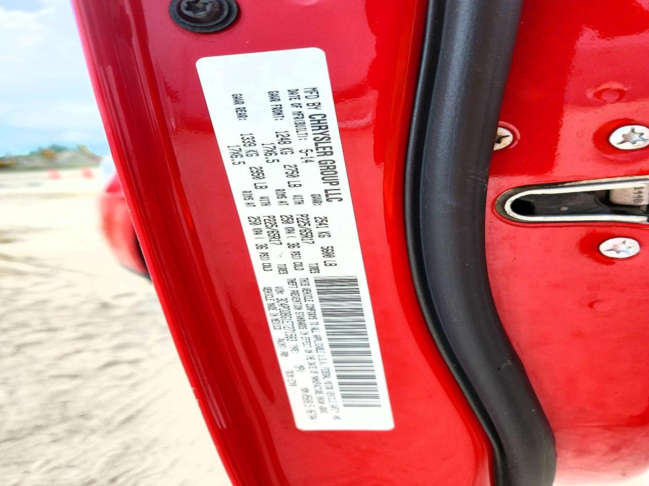 2014 Dodge Journey Sxt Red vin: 3C4PDDBG1ET271583