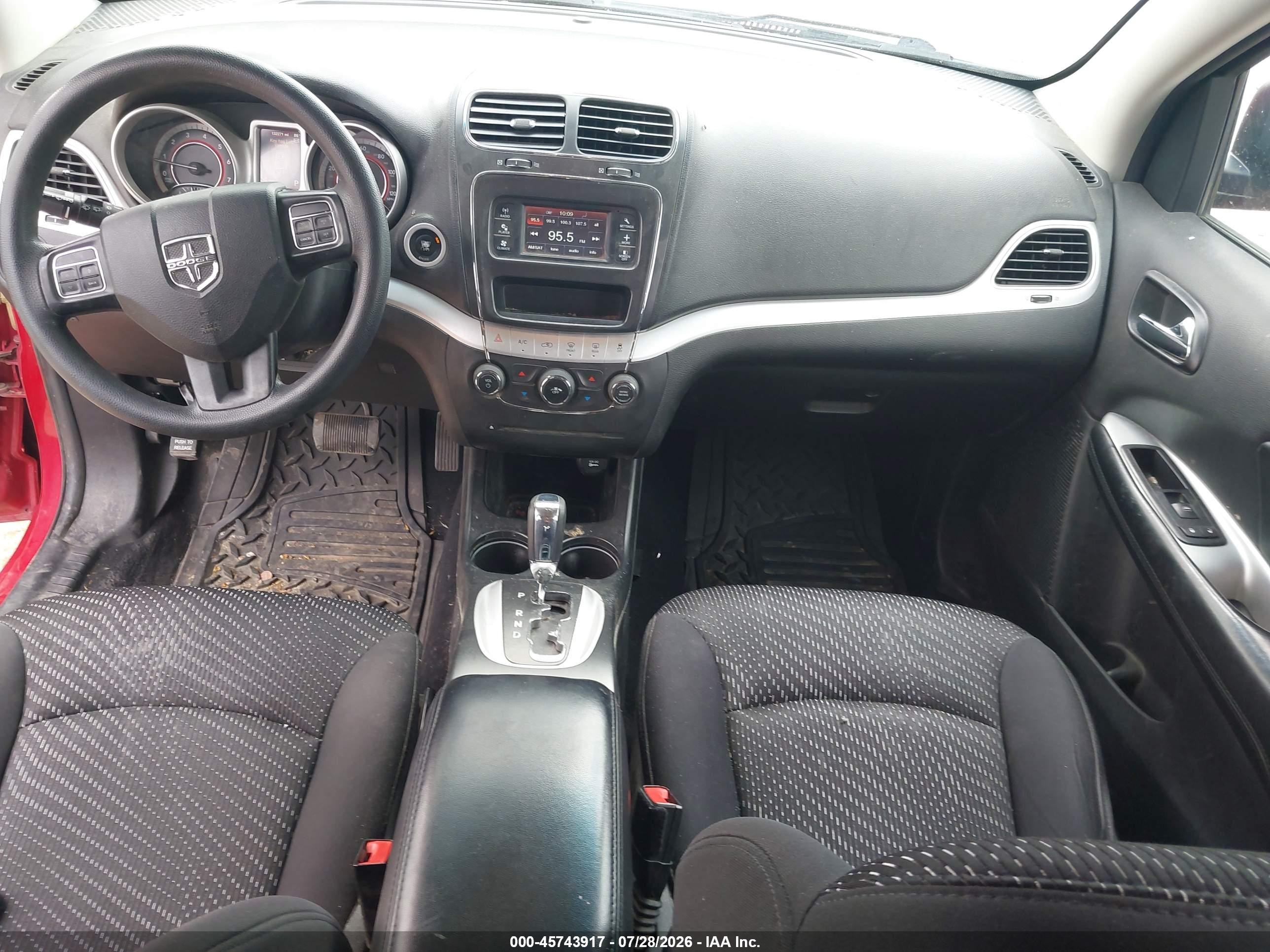 2015 Dodge Journey Sxt Красный vin: 3C4PDDBG1FT532888