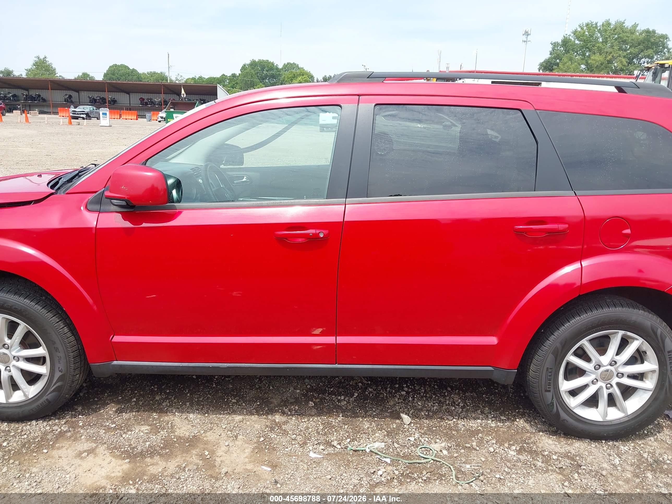 2015 Dodge Journey Sxt Red vin: 3C4PDDBG1FT608626