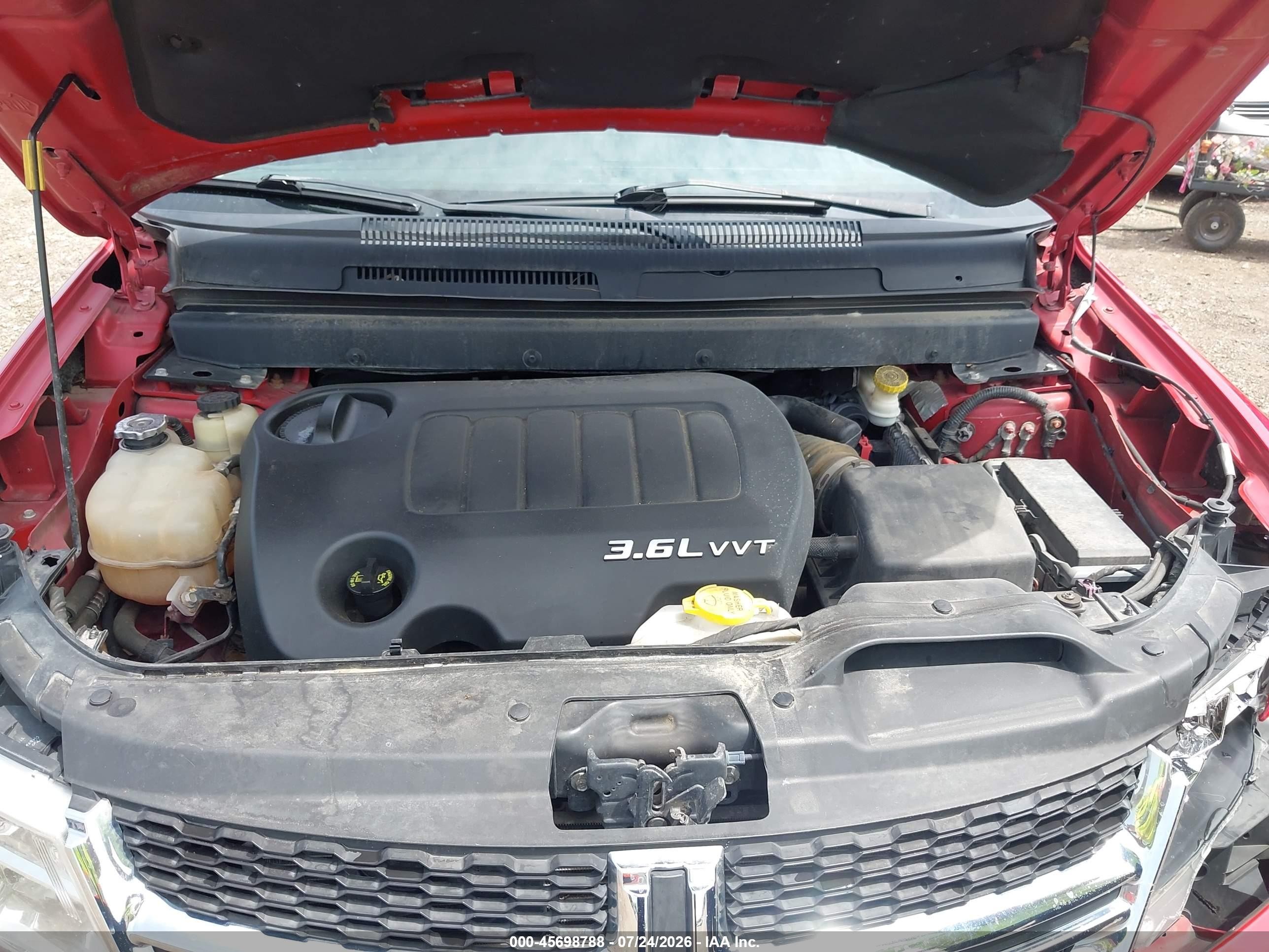 2015 Dodge Journey Sxt Red vin: 3C4PDDBG1FT608626