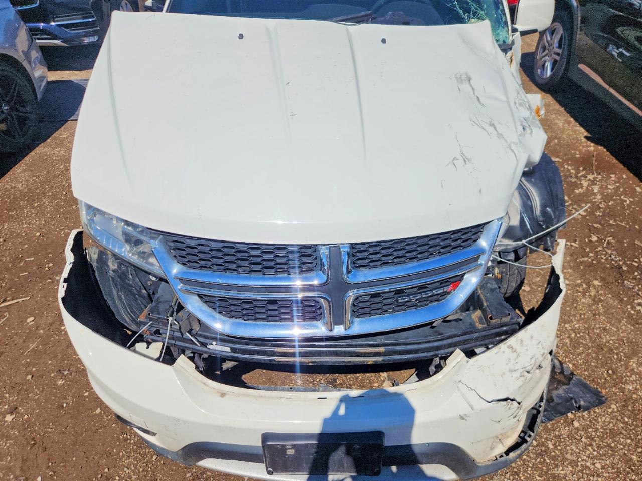 2015 Dodge Journey Sxt White vin: 3C4PDDBG1FT730676
