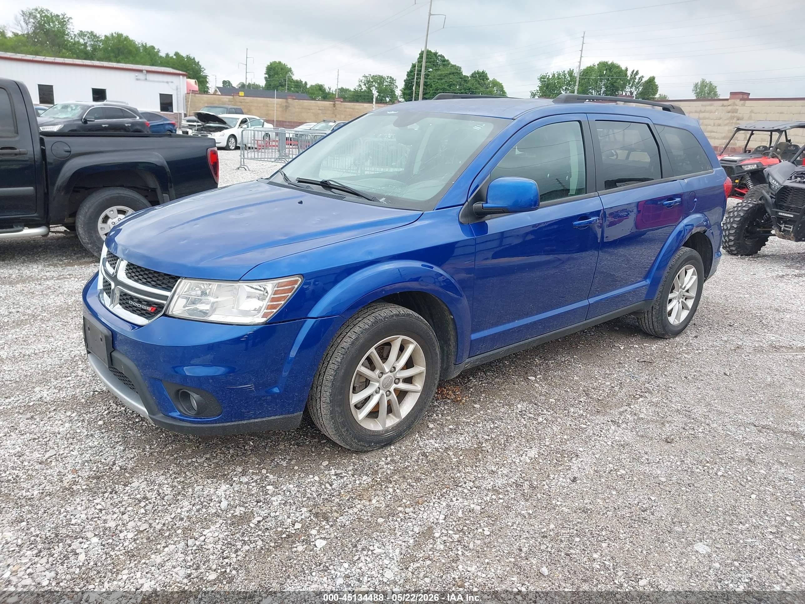 2015 Dodge Journey Sxt Blue vin: 3C4PDDBG1FT748742