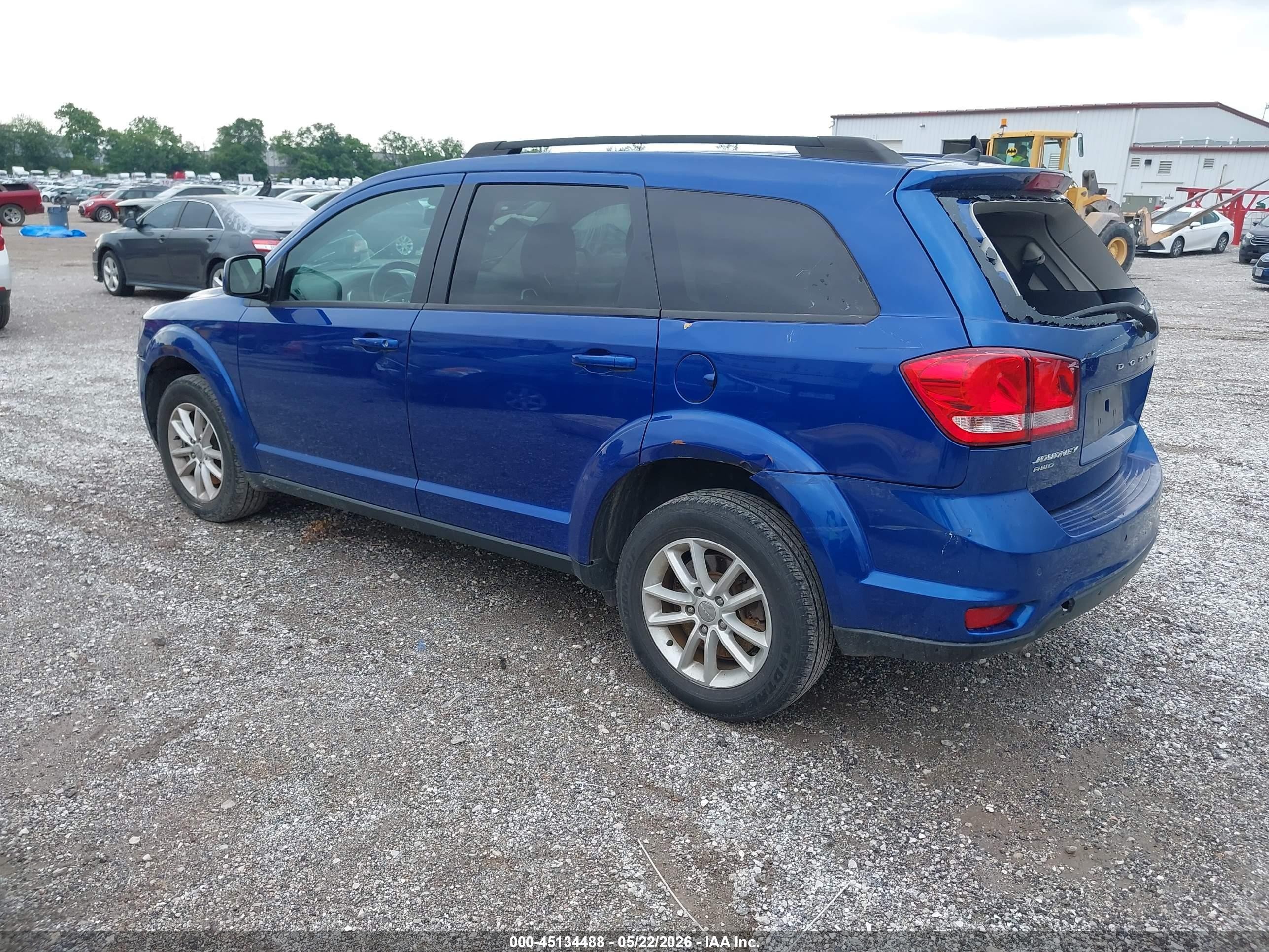 2015 Dodge Journey Sxt Blue vin: 3C4PDDBG1FT748742