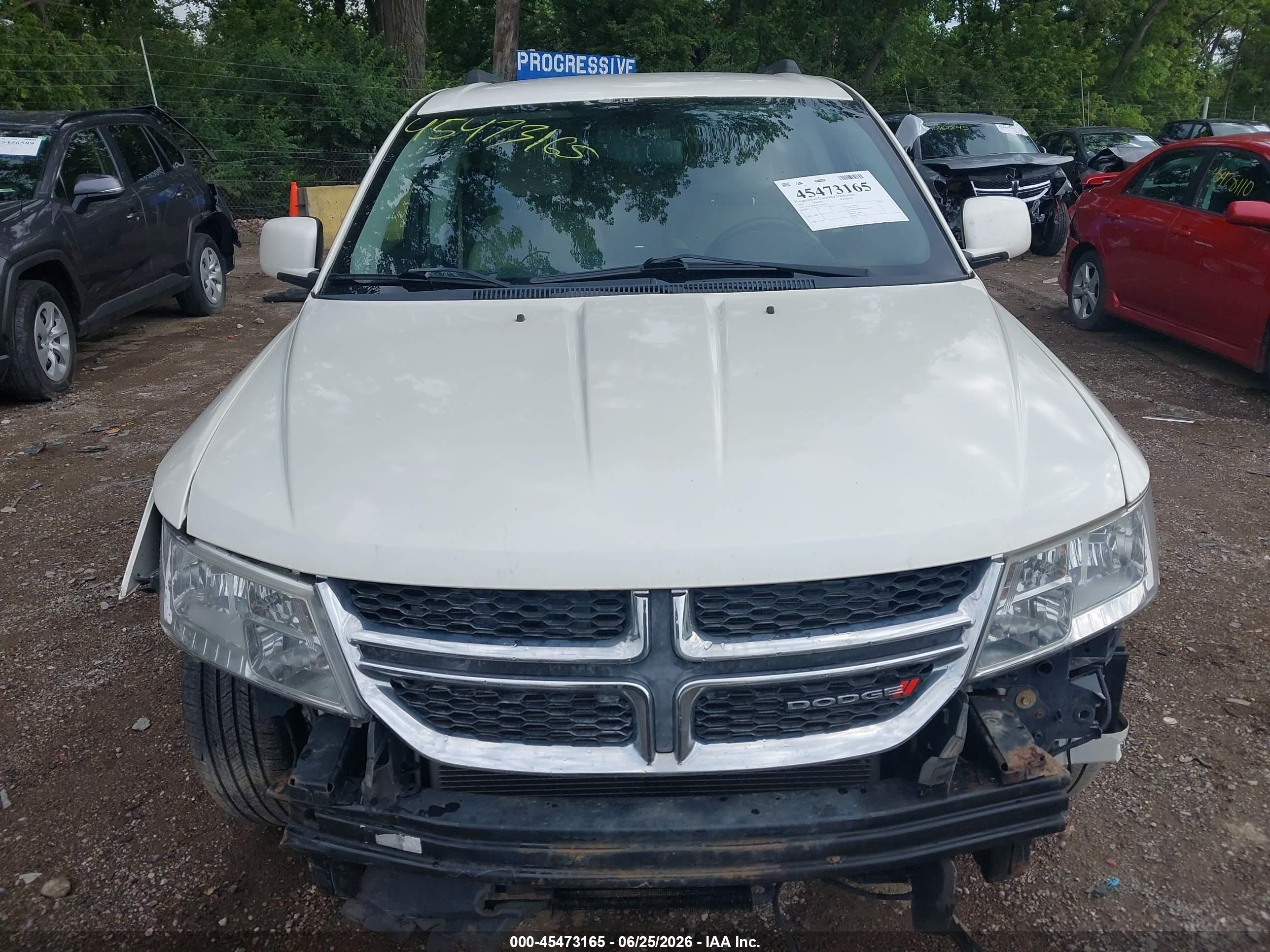 2012 Dodge Journey Sxt White vin: 3C4PDDBG2CT240114