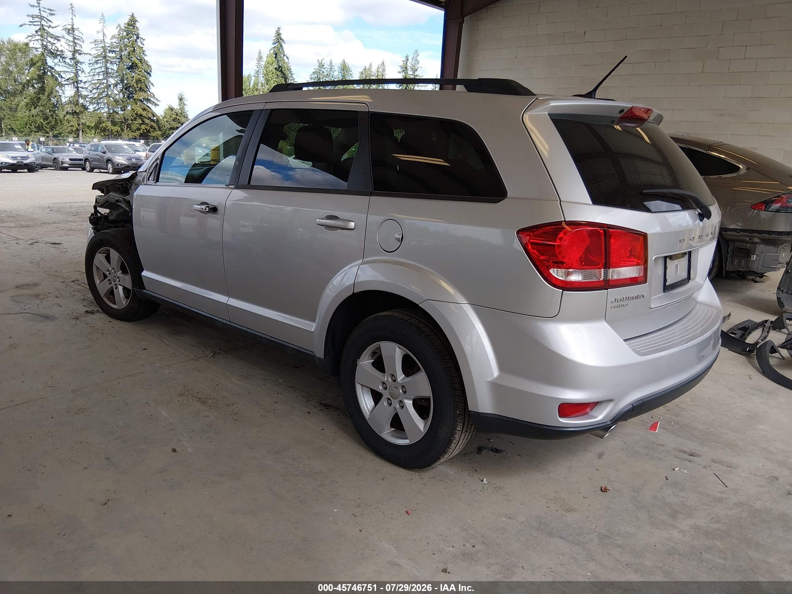 2012 Dodge Journey Sxt Beige vin: 3C4PDDBG2CT278944