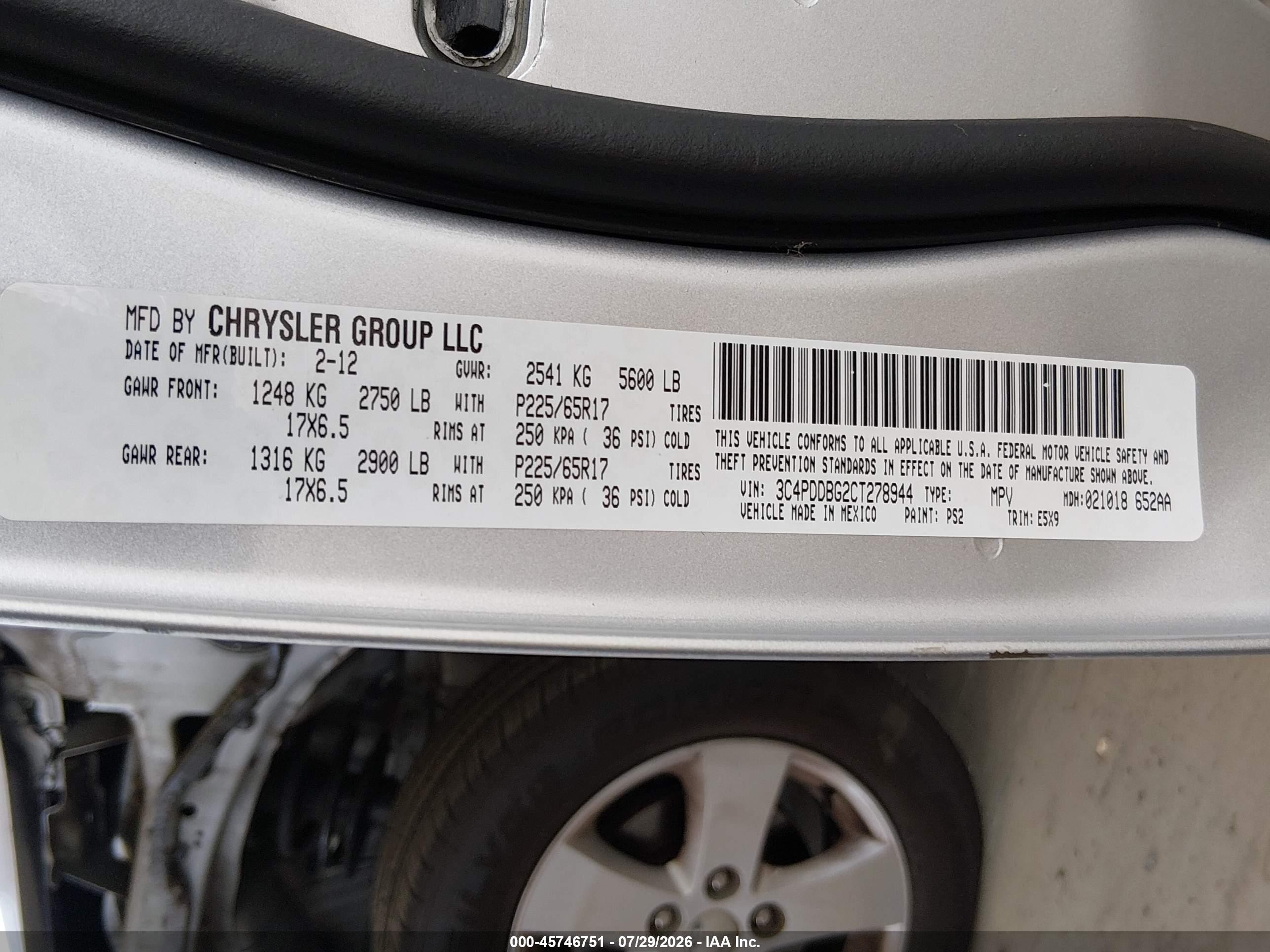 2012 Dodge Journey Sxt Beige vin: 3C4PDDBG2CT278944