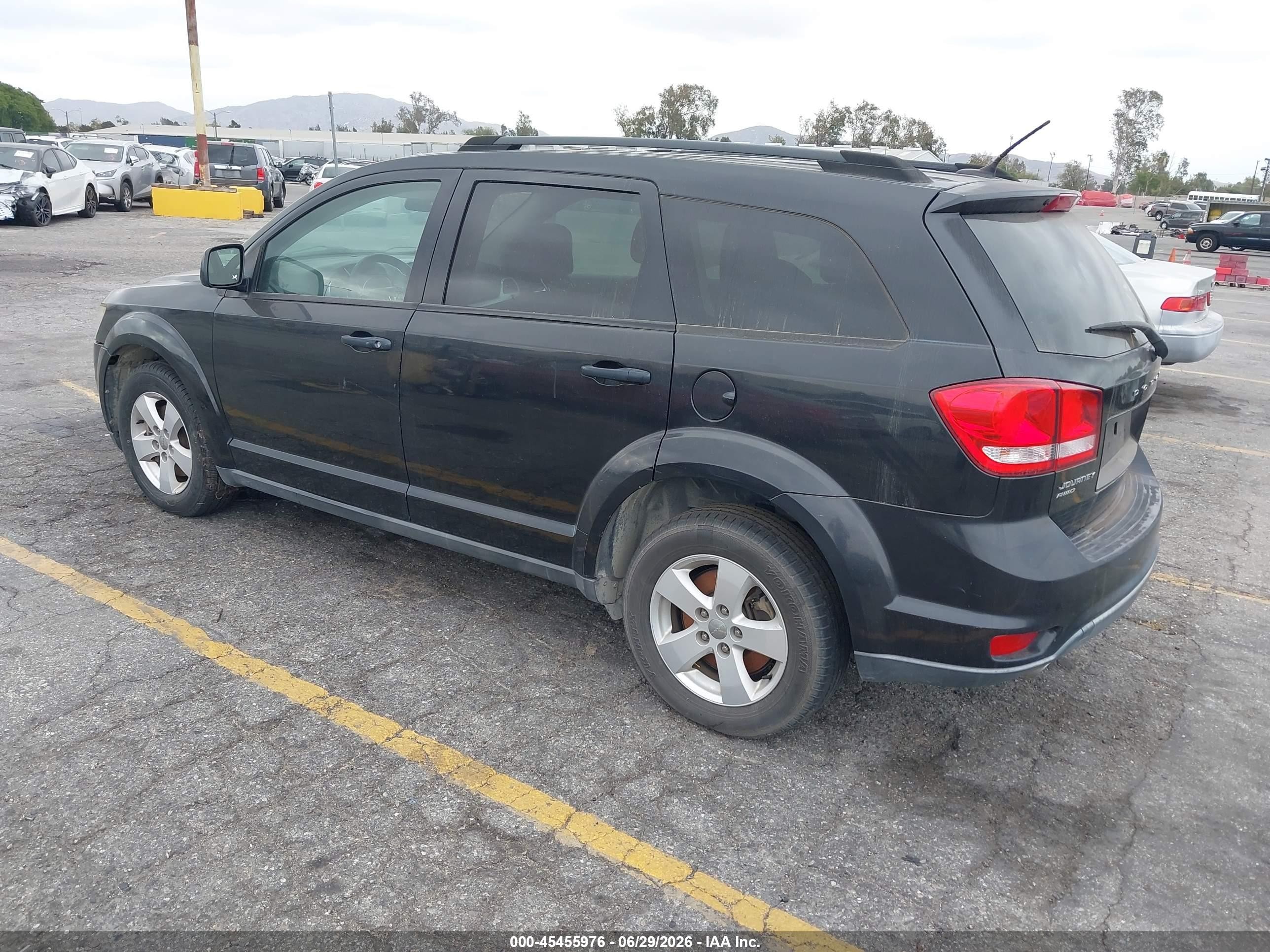 2012 Dodge Journey Sxt Black vin: 3C4PDDBG2CT349978