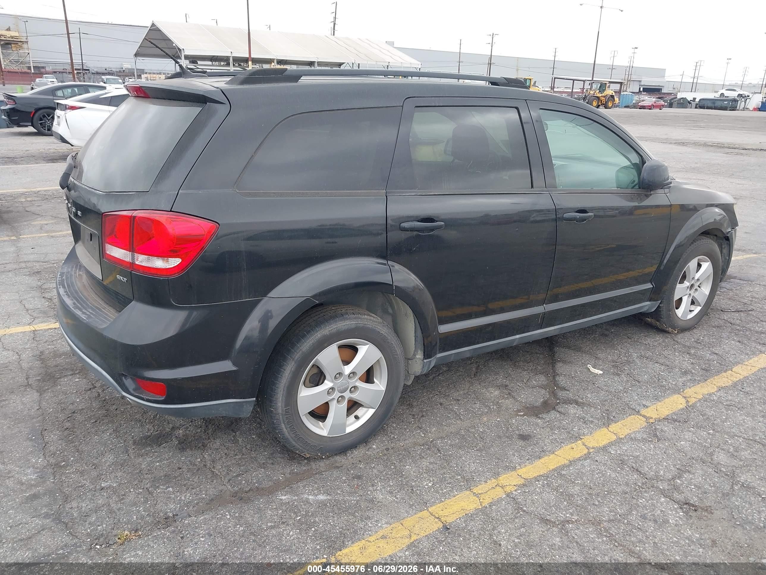 2012 Dodge Journey Sxt Black vin: 3C4PDDBG2CT349978