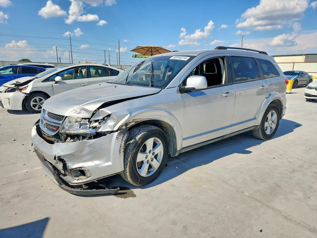 2012 Dodge Journey Sxt Silver vin: 3C4PDDBG2CT356509