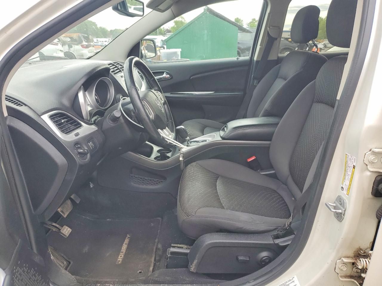2013 Dodge Journey White vin: 3C4PDDBG2DT566075