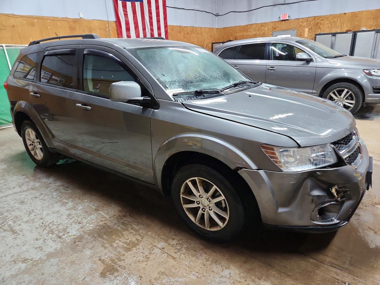 2013 Dodge Journey Sxt Gray vin: 3C4PDDBG2DT571633