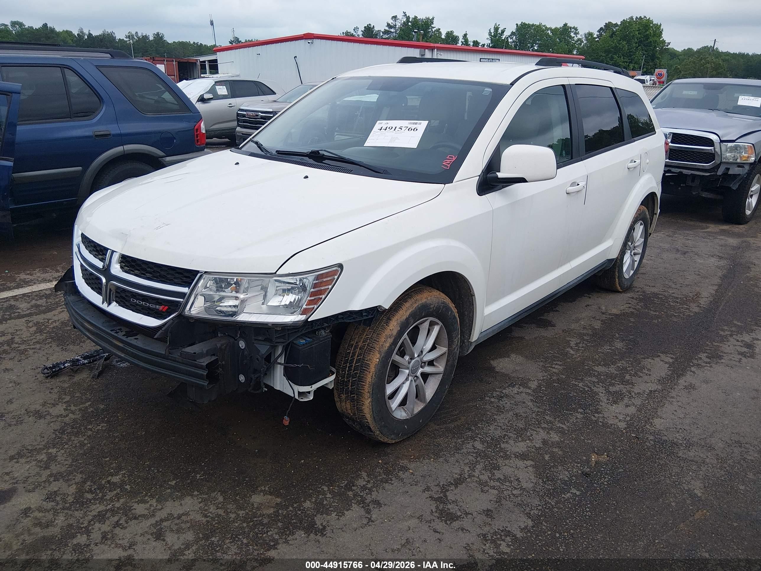 2013 Dodge Journey Sxt White vin: 3C4PDDBG2DT615212