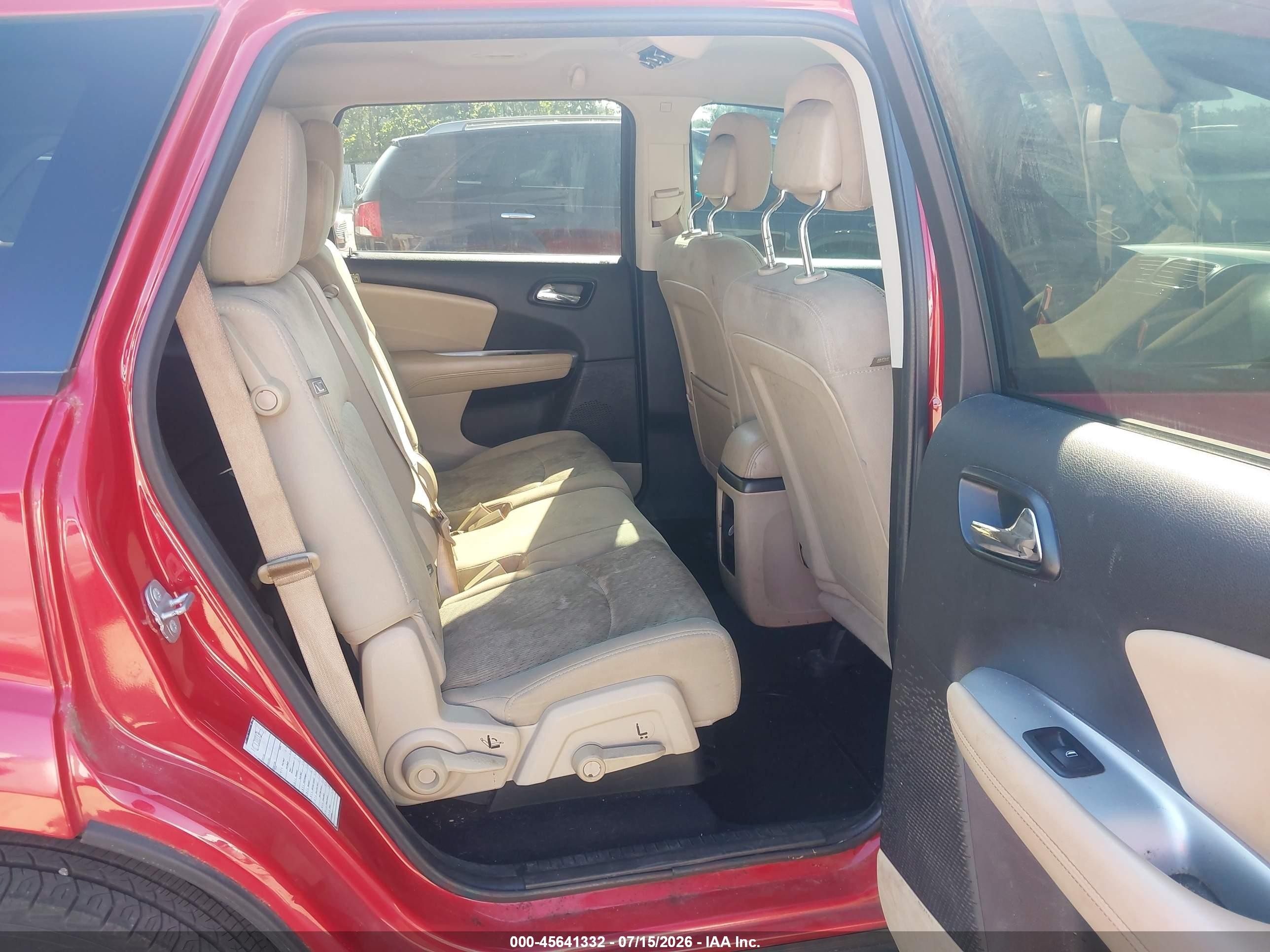 2014 Dodge Journey Sxt Red vin: 3C4PDDBG2ET271060