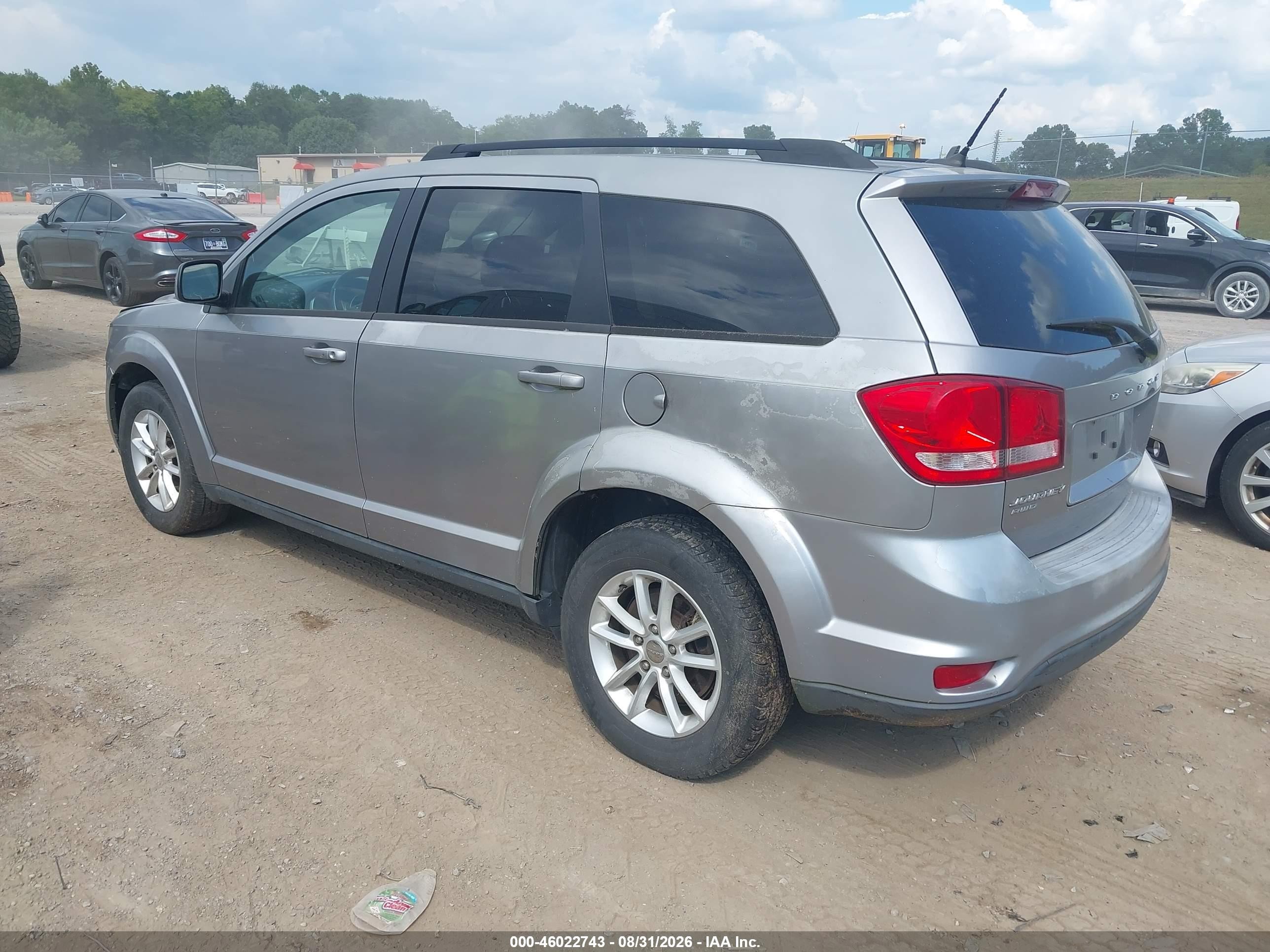 2015 Dodge Journey Sxt Silver vin: 3C4PDDBG2FT566483