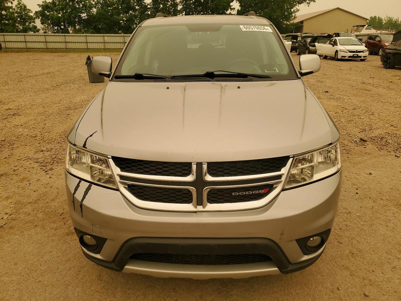 2015 Dodge Journey Sxt Gray vin: 3C4PDDBG2FT607341