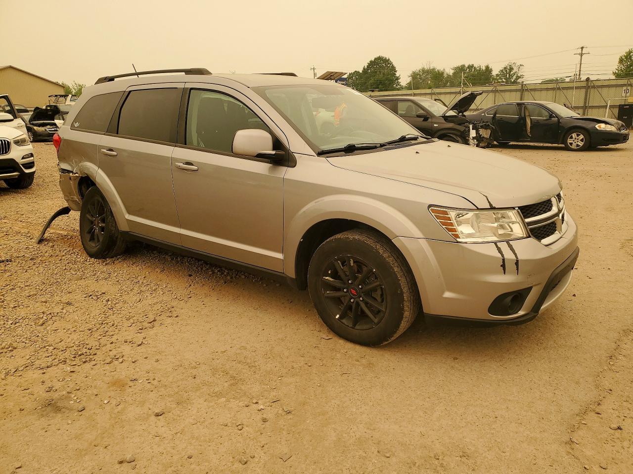 2015 Dodge Journey Sxt Gray vin: 3C4PDDBG2FT607341