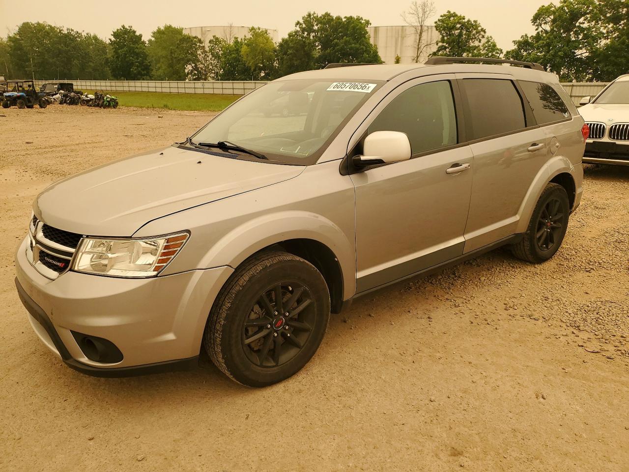2015 Dodge Journey Sxt Gray vin: 3C4PDDBG2FT607341
