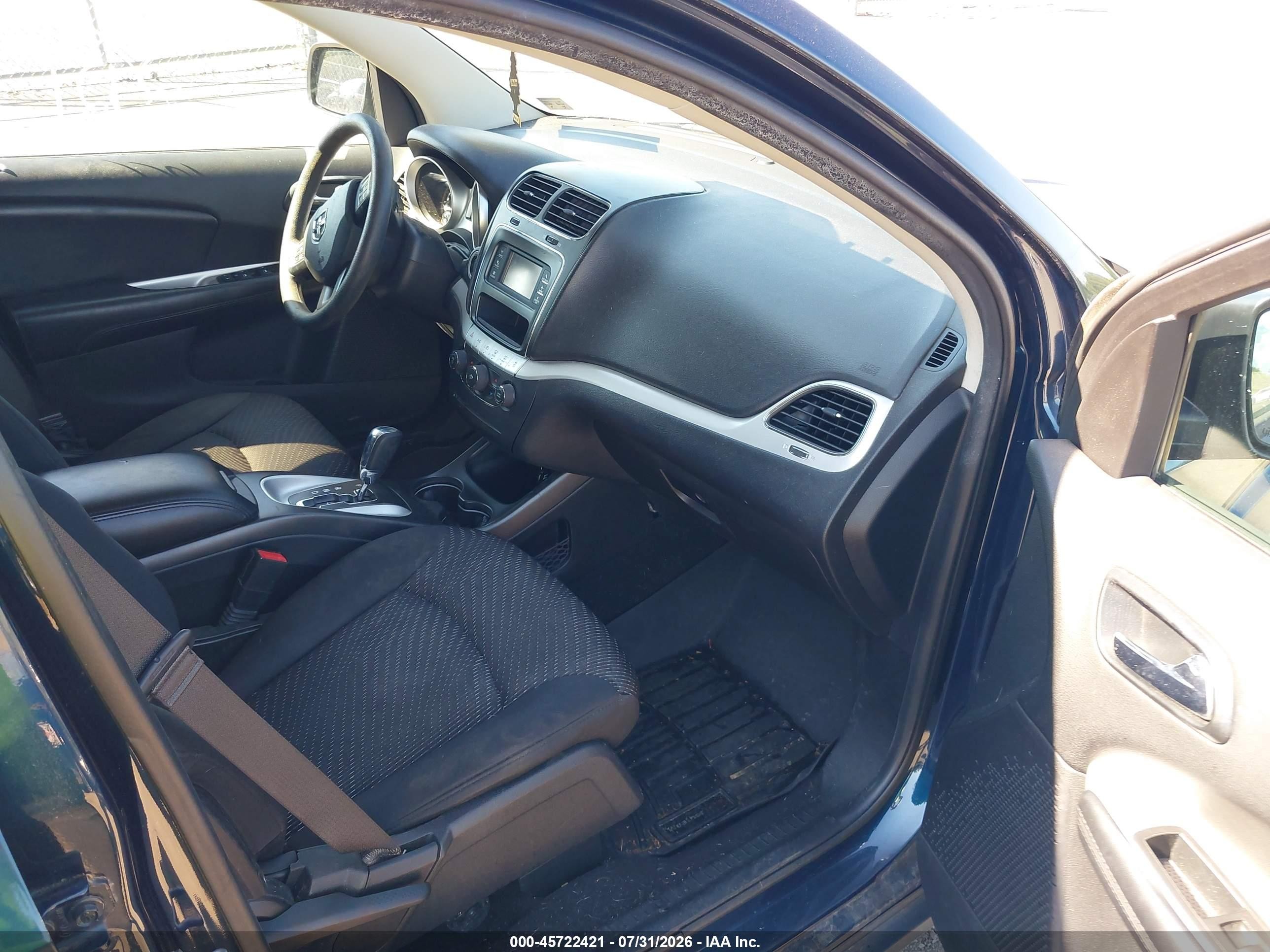 2015 Dodge Journey Sxt Синий vin: 3C4PDDBG2FT633082