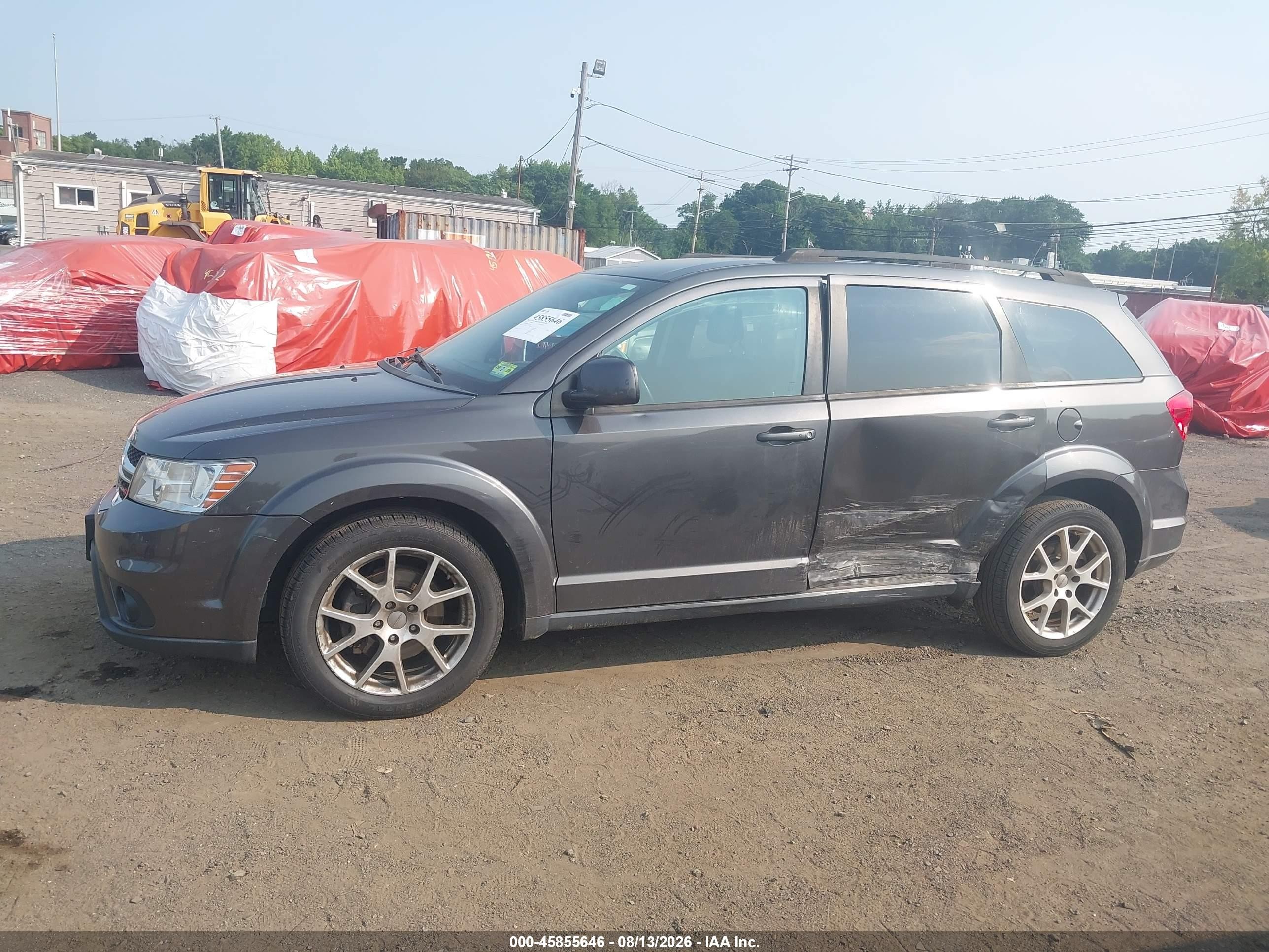 2015 Dodge Journey Sxt Gray vin: 3C4PDDBG2FT748619