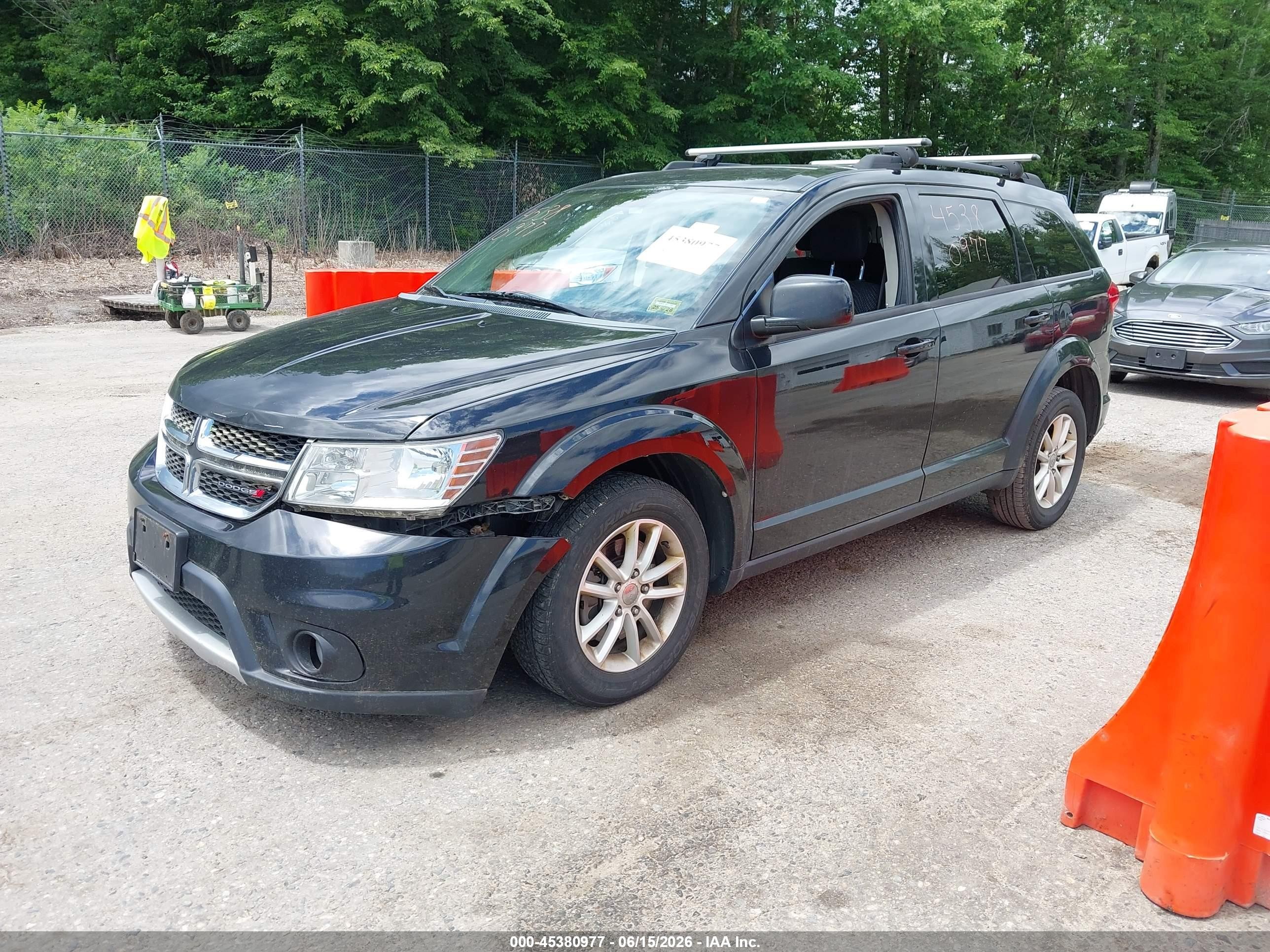 2016 Dodge Journey Sxt Black vin: 3C4PDDBG2GT196699