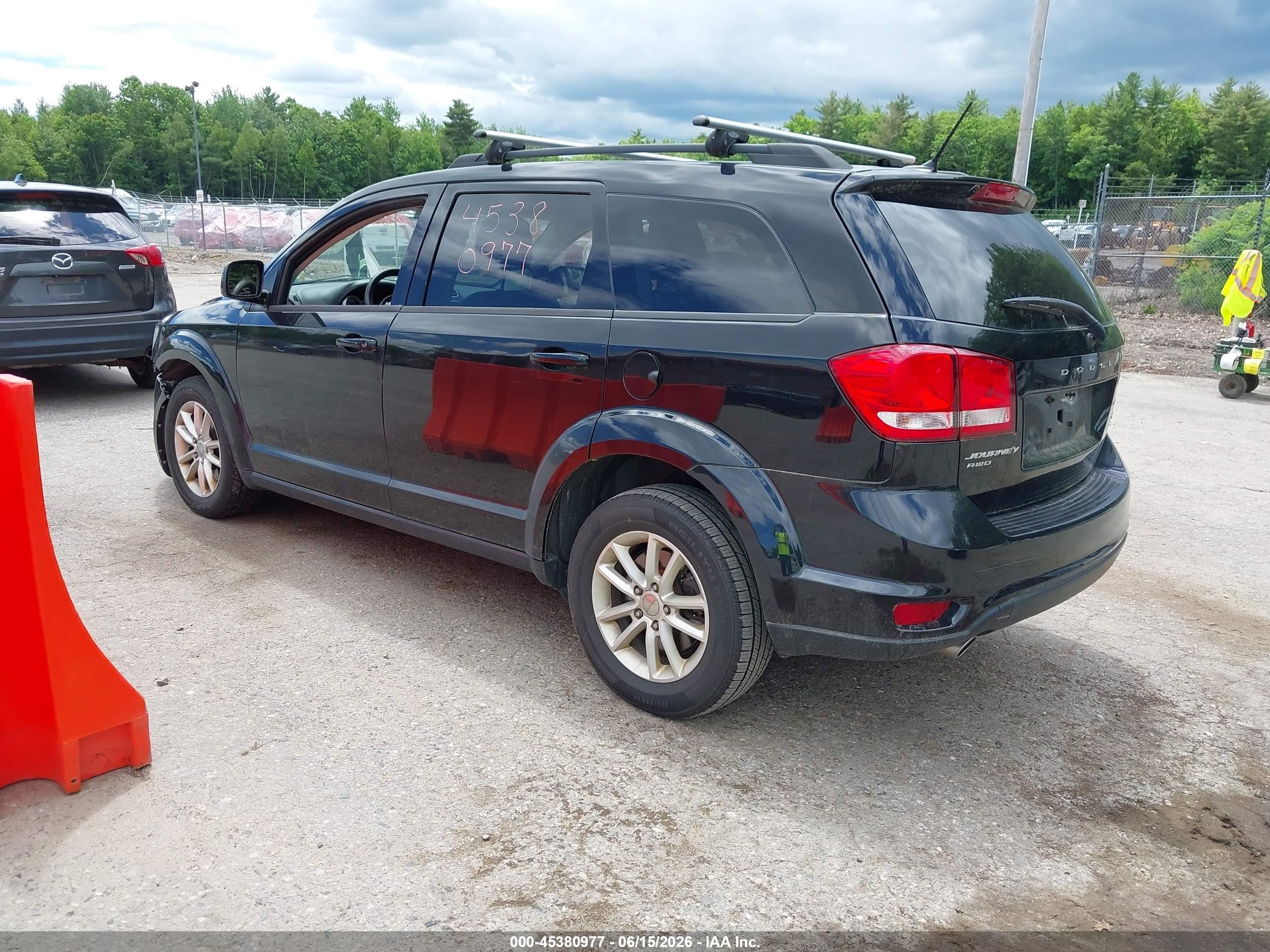 2016 Dodge Journey Sxt Black vin: 3C4PDDBG2GT196699