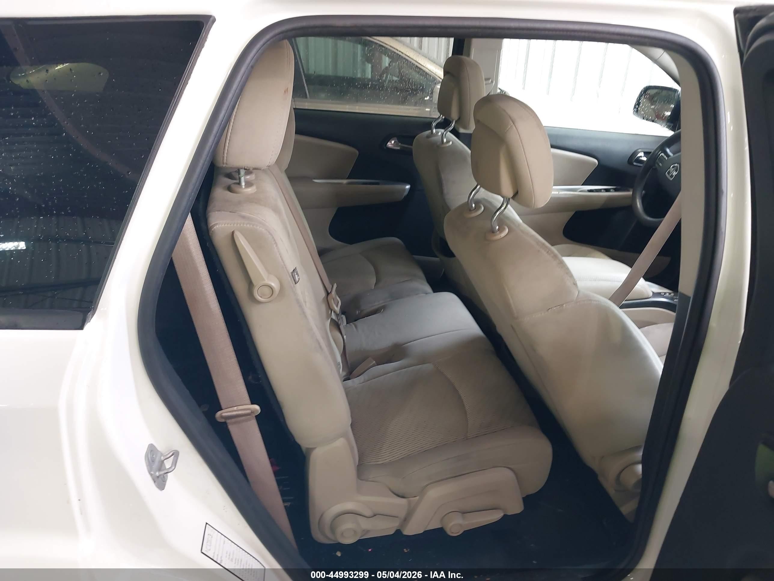 2013 Dodge Journey Sxt White vin: 3C4PDDBG3DT592412